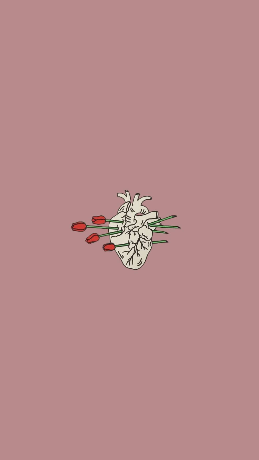 Ama al mundo que te rodea — Fondo rojo aesthetic Fondos de pantalla