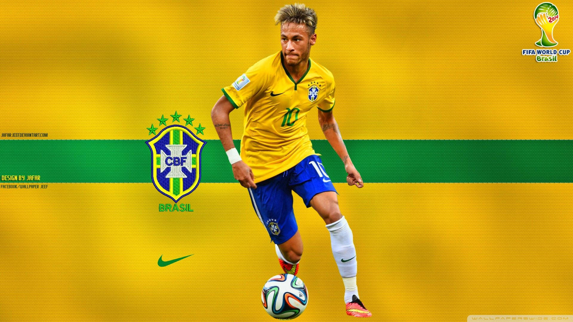 Neymar Jr para Brasil — Neymar Fondos de pantalla