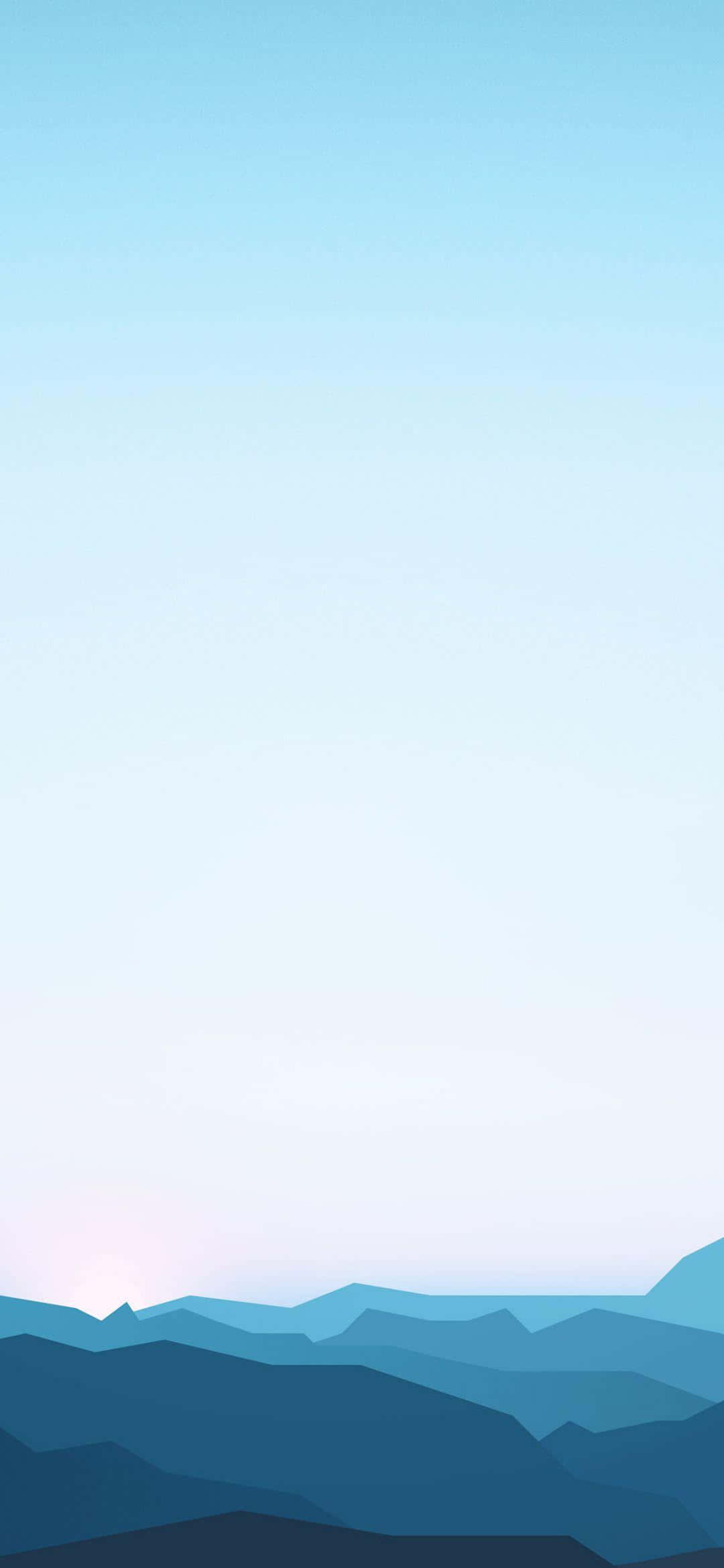 1080x2340 4K Arte Geométrico de Montaña Mínima Fondos de pantalla