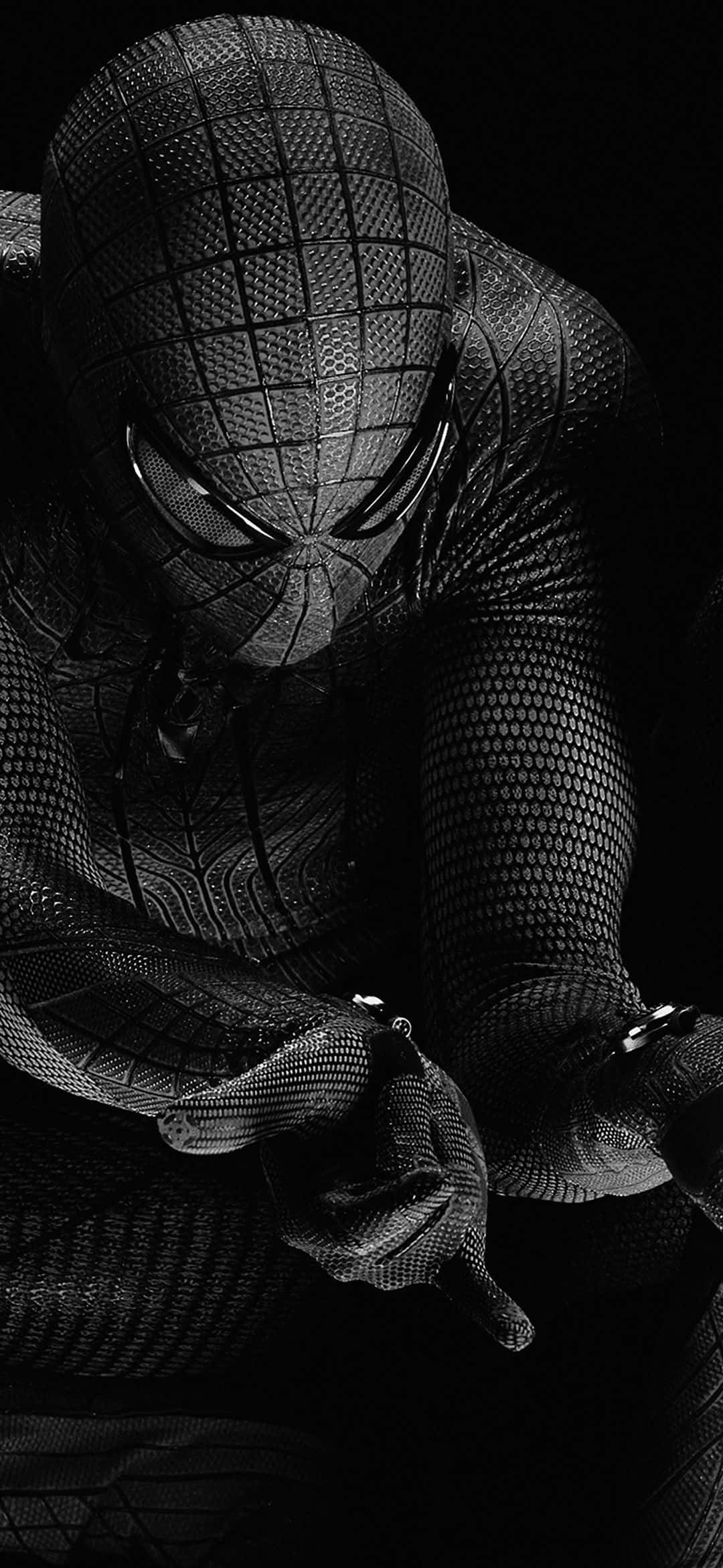 1080x2340 4K The Amazing Spider-Man Traje Negro Fondos de pantalla