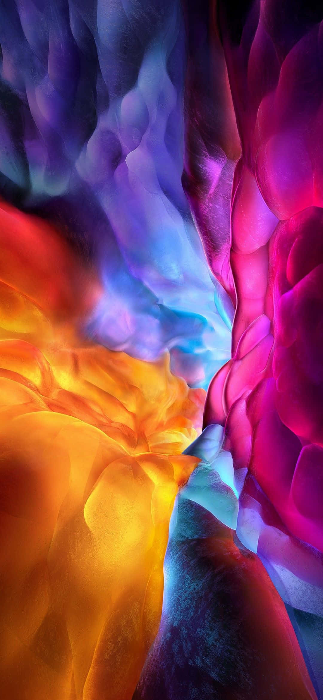 1080x2340 4K Nube Abstracta Colorida Fondos de pantalla