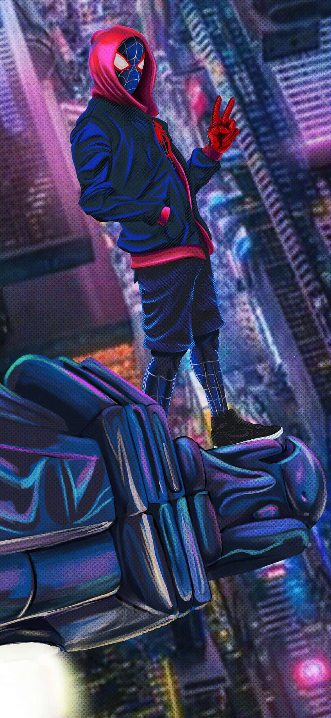 1080x2340 4K Spider-Man: Un Nuevo Universo Fondos de pantalla