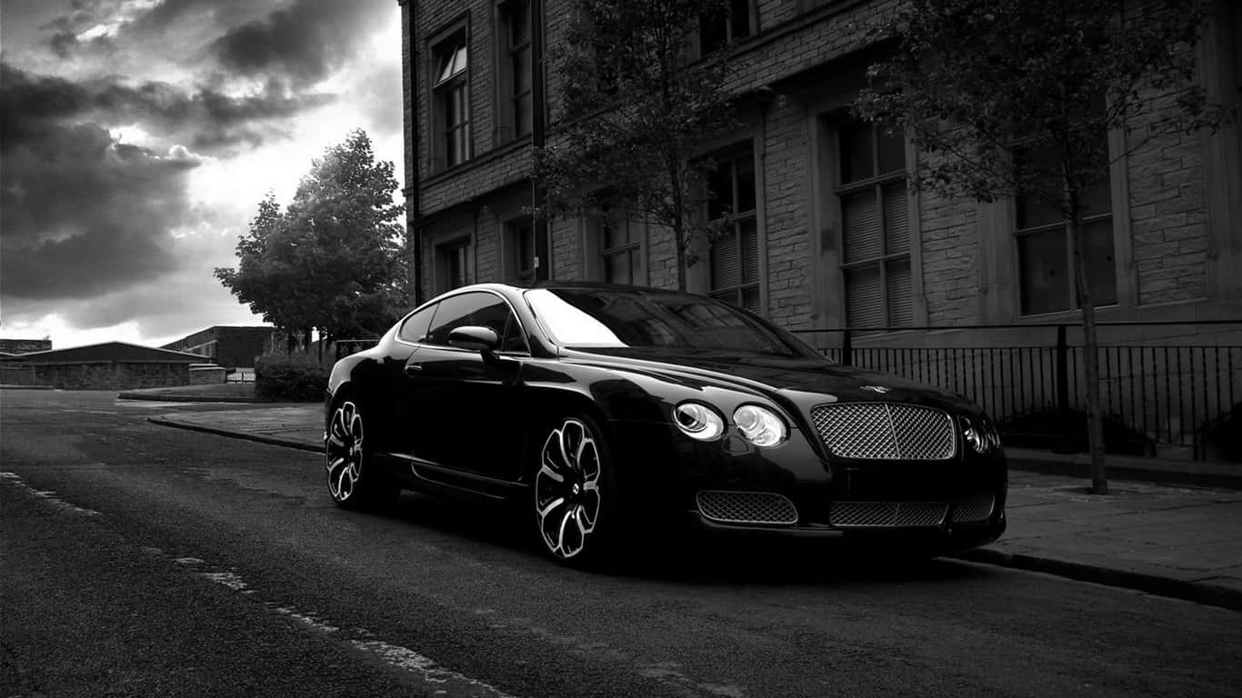 1366x768 Fondo Bentley Foto Blanco y Negro Bentley Continental GT Fondos de pantalla