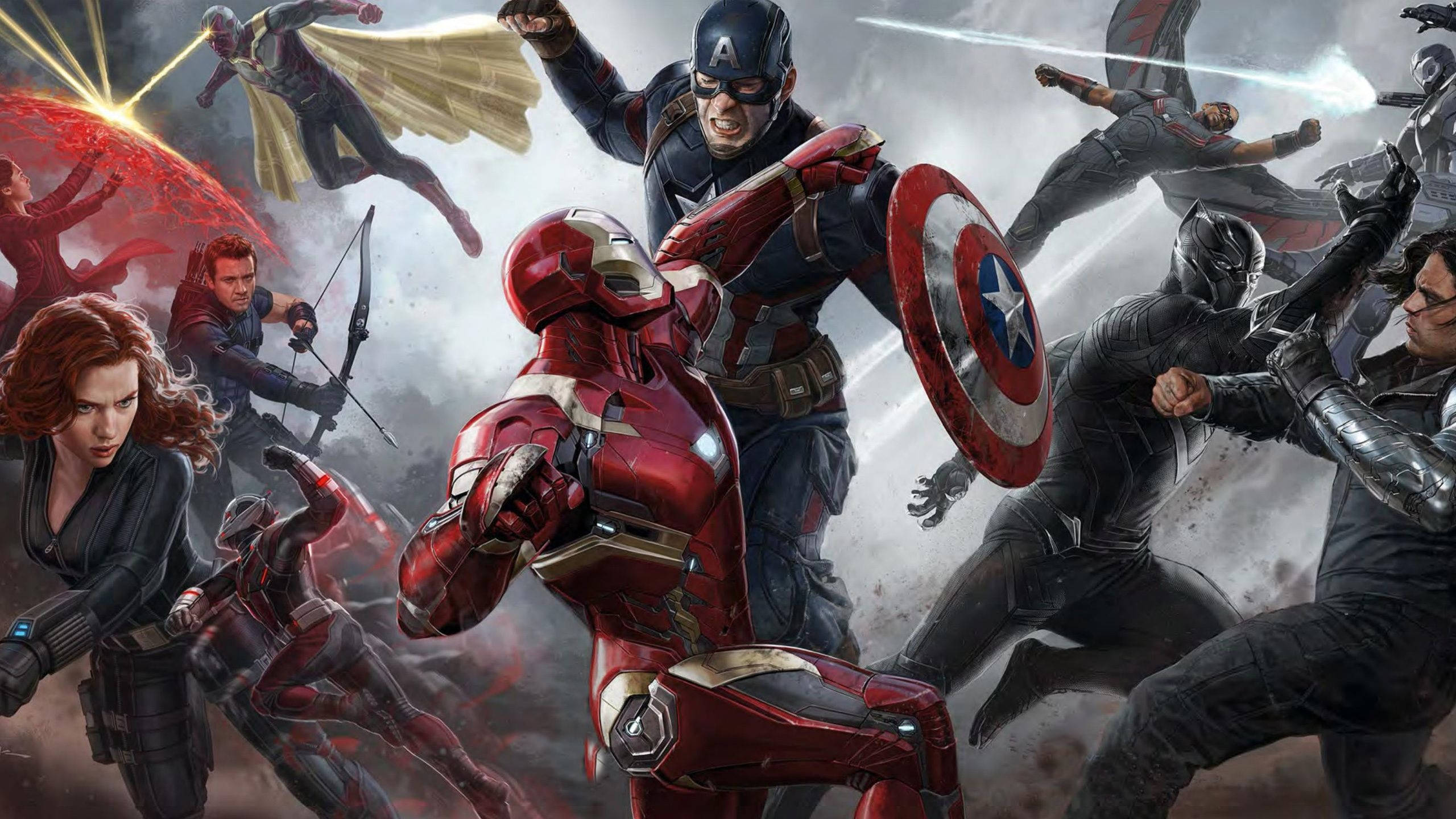 2560x1440 Marvel Capitán América Civil War Fondos de pantalla