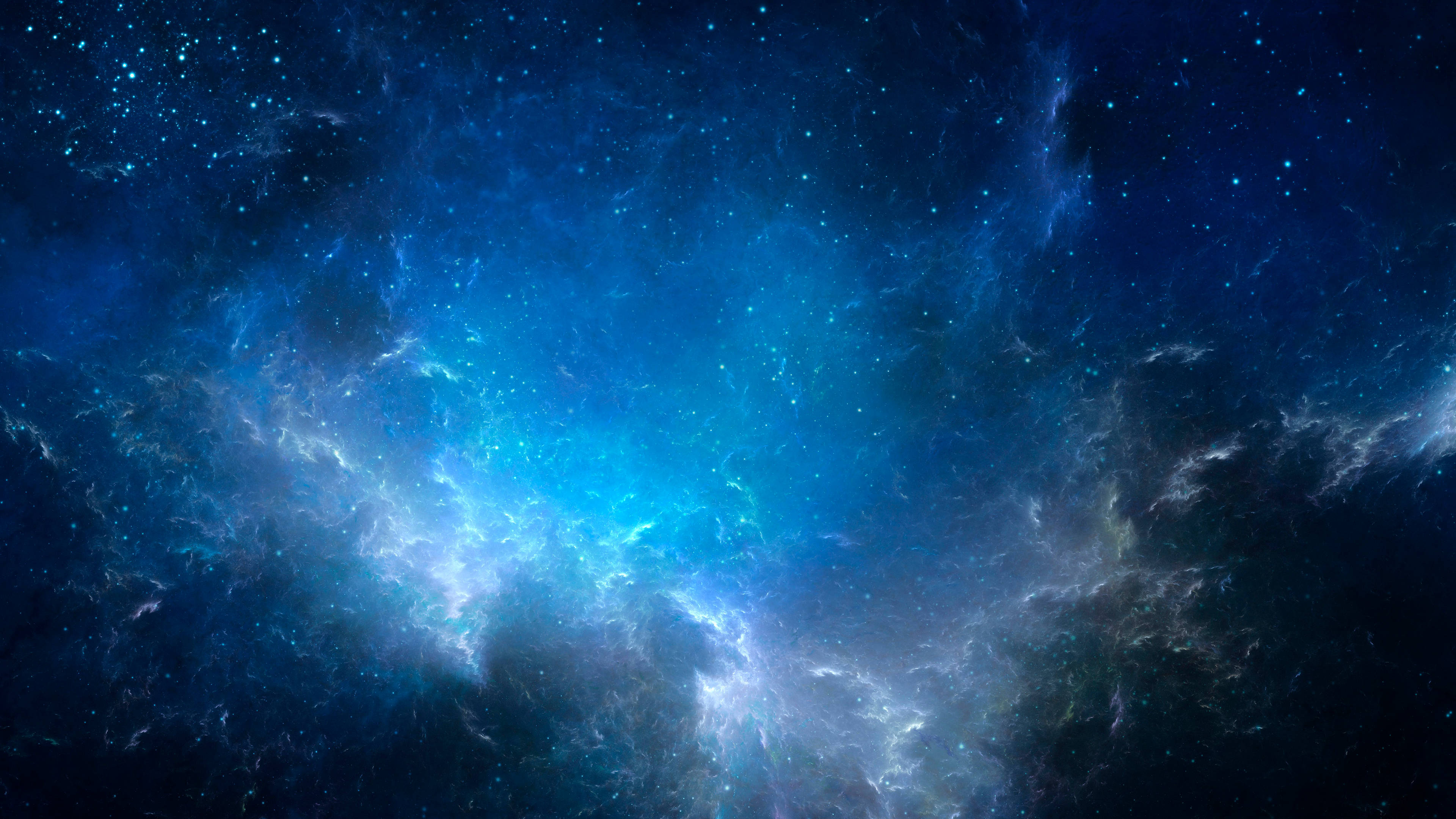 4D Ultra HD Espacio Azul Fondos de pantalla