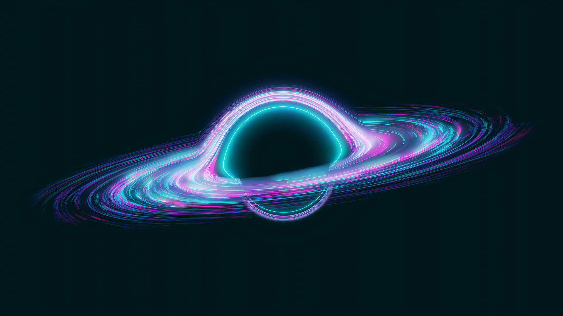 4K Agujero Negro Neón Fondos de pantalla