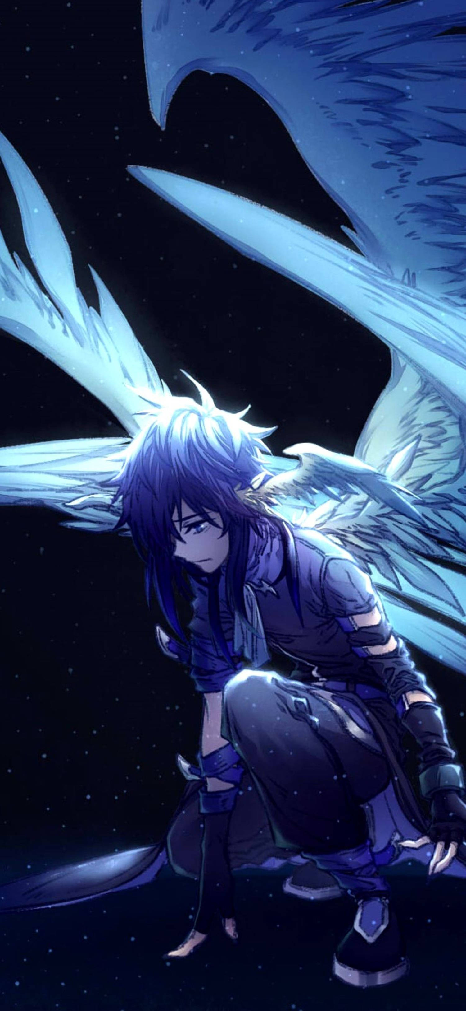 4K Anime iPhone Ángel Grunge Chico Fondos de pantalla