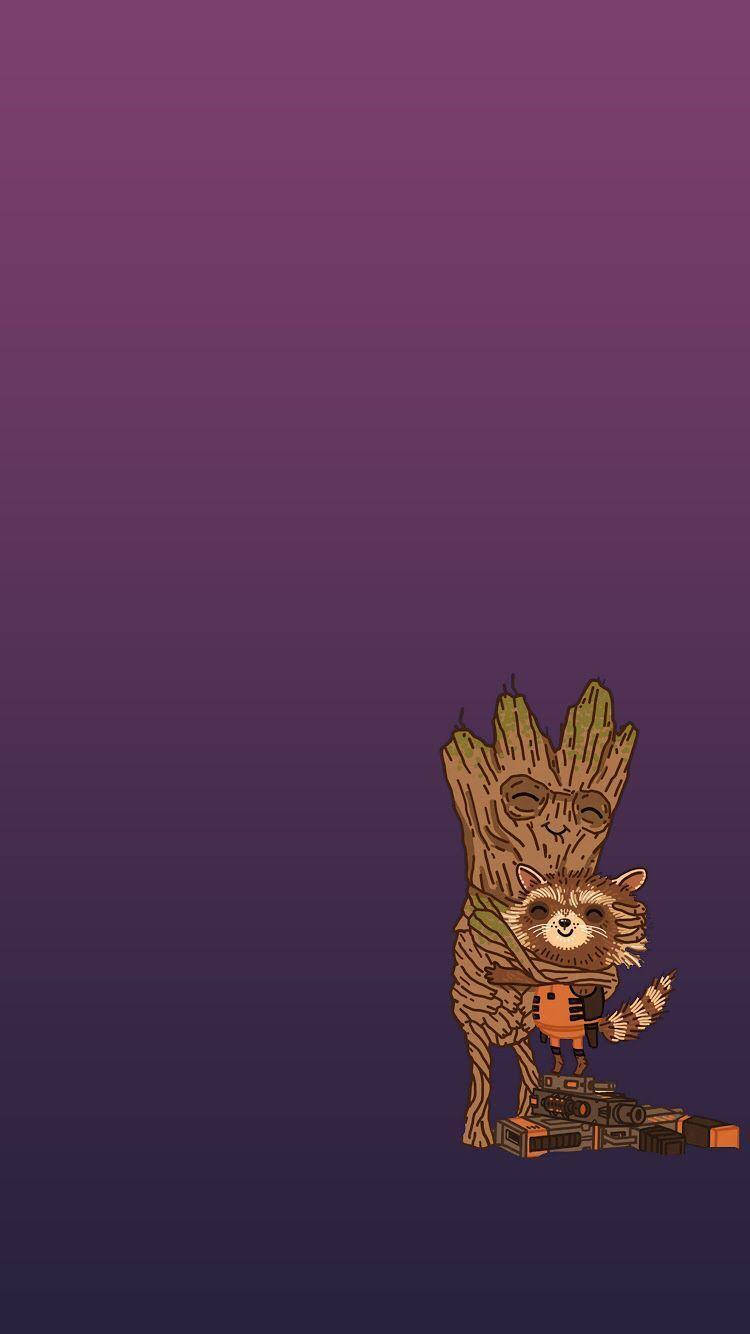 4K Guardianes de la Galaxia Groot y Rocket Raccoon Fondos de pantalla