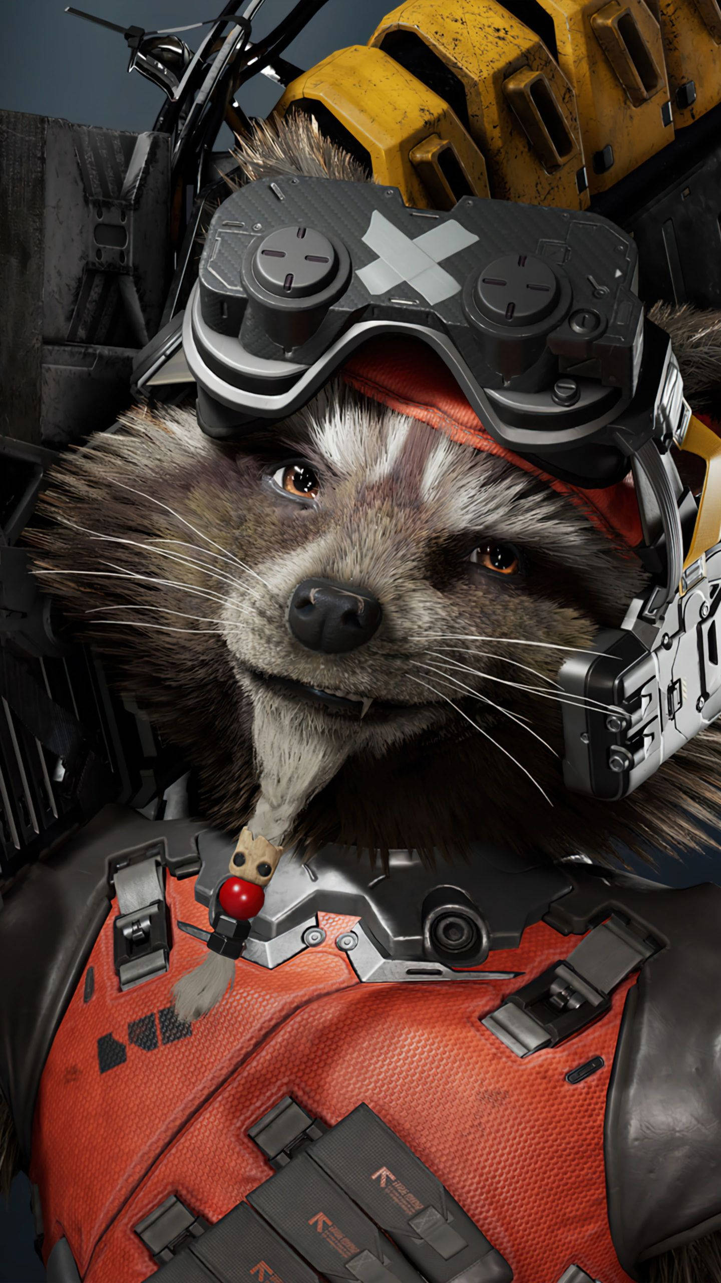 4K Guardianes de la Galaxia Rocket Racoon Equipado Fondos de pantalla