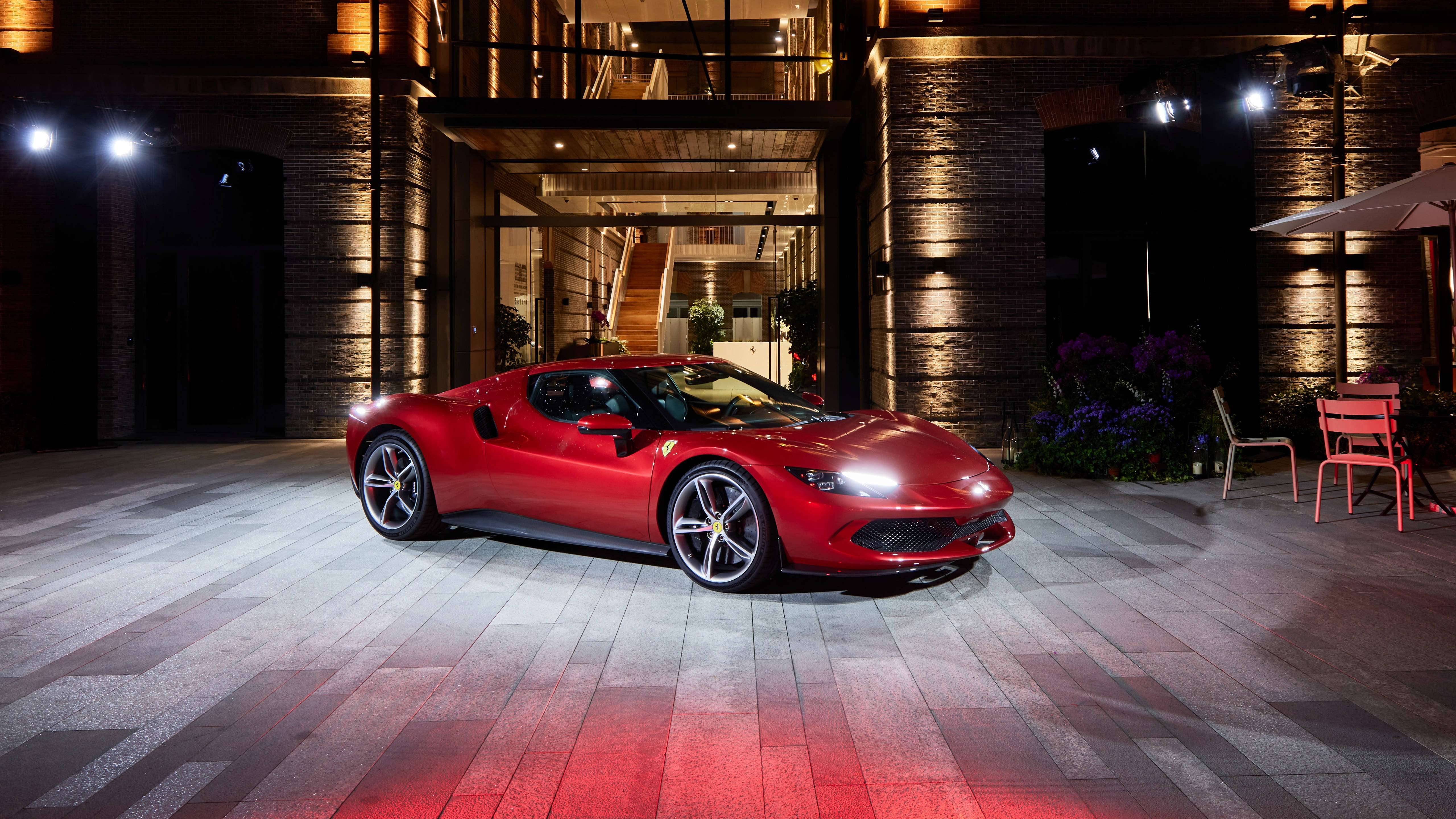 4K Laptop Coche Ferrari GTB Fondos de pantalla