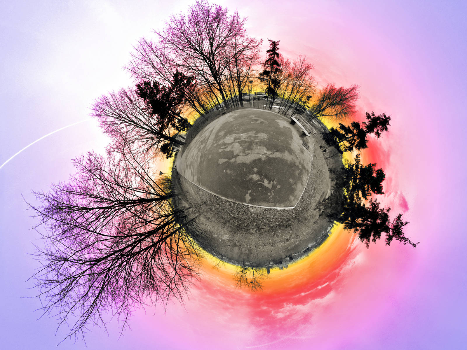 4K Naturaleza Cielos Rosados Fondos de pantalla
