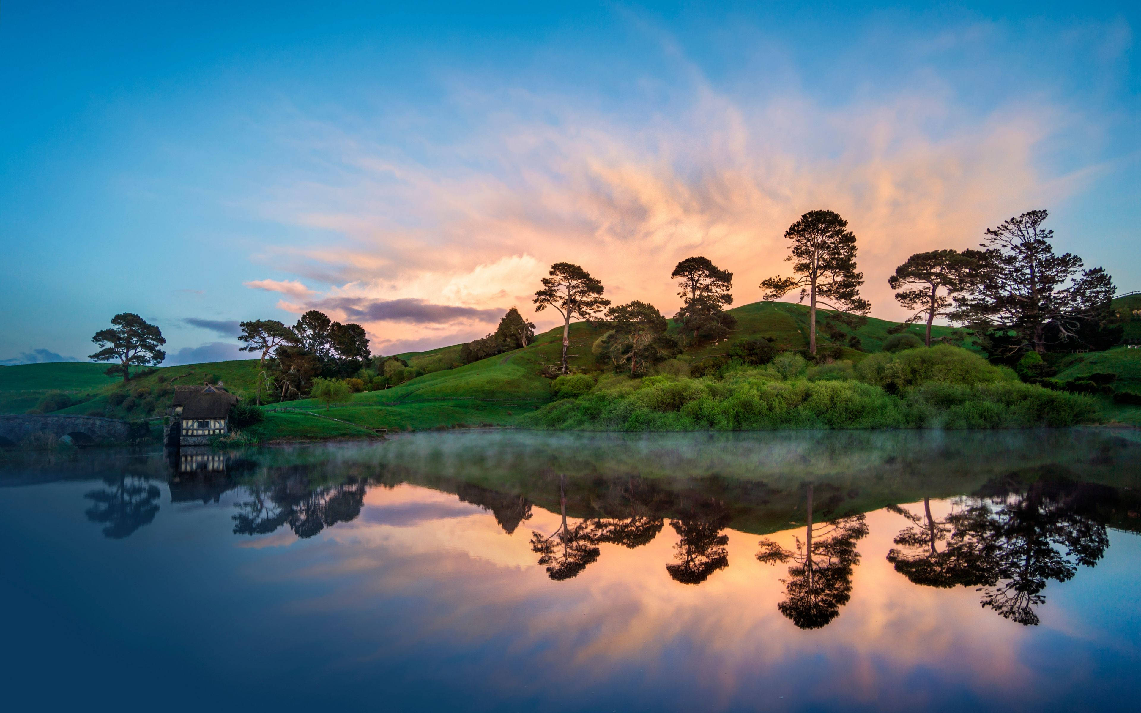 4K Naturaleza Colinas Pequeñas Fondos de pantalla