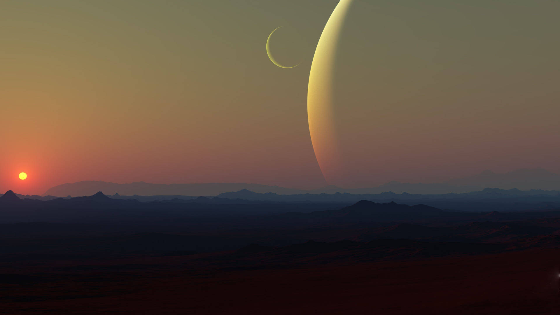 4K Ultra HD 2160p Atardecer de Fantasía