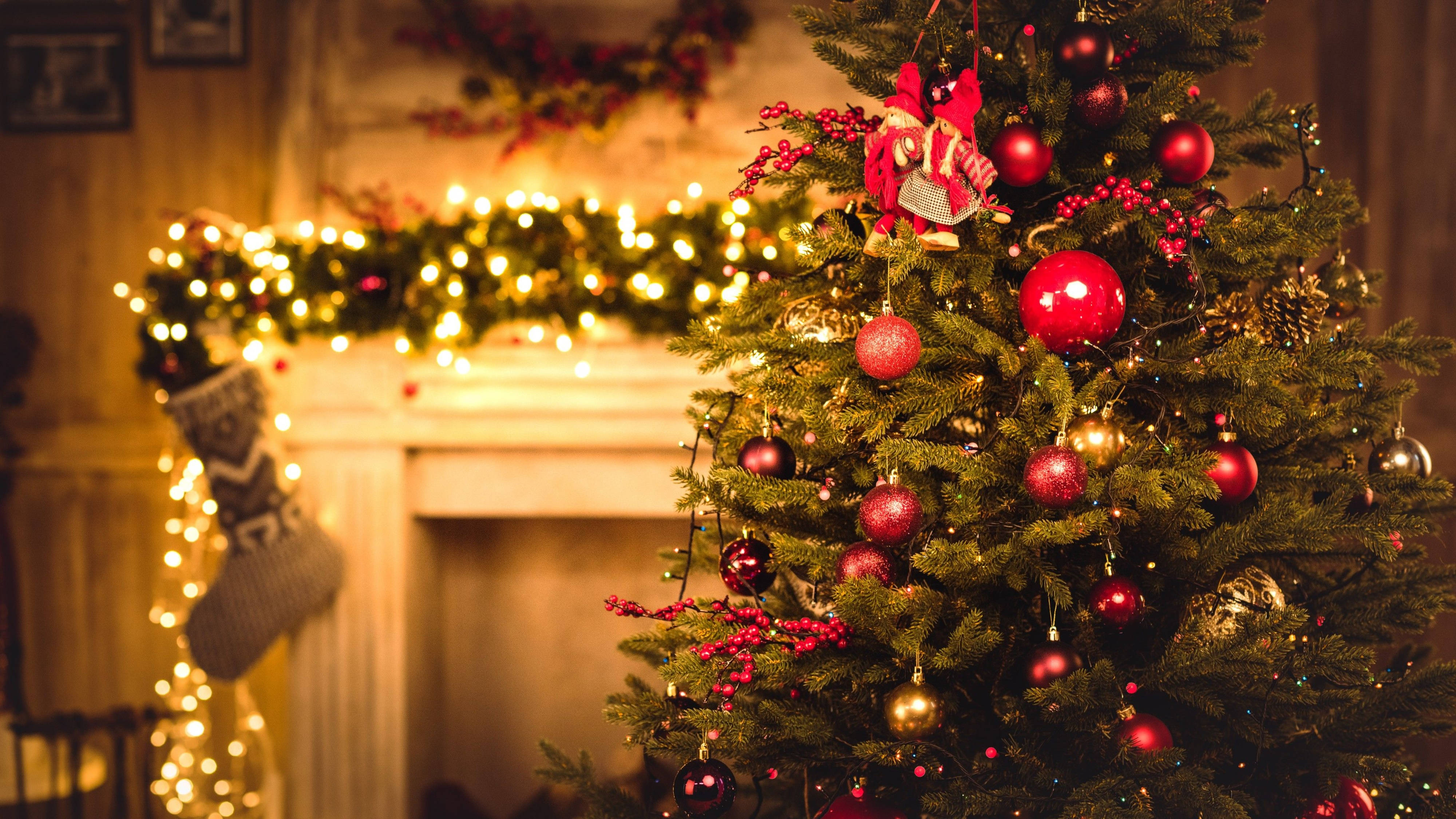 4K Ultra HD Calcetín Navideño Fondos de pantalla