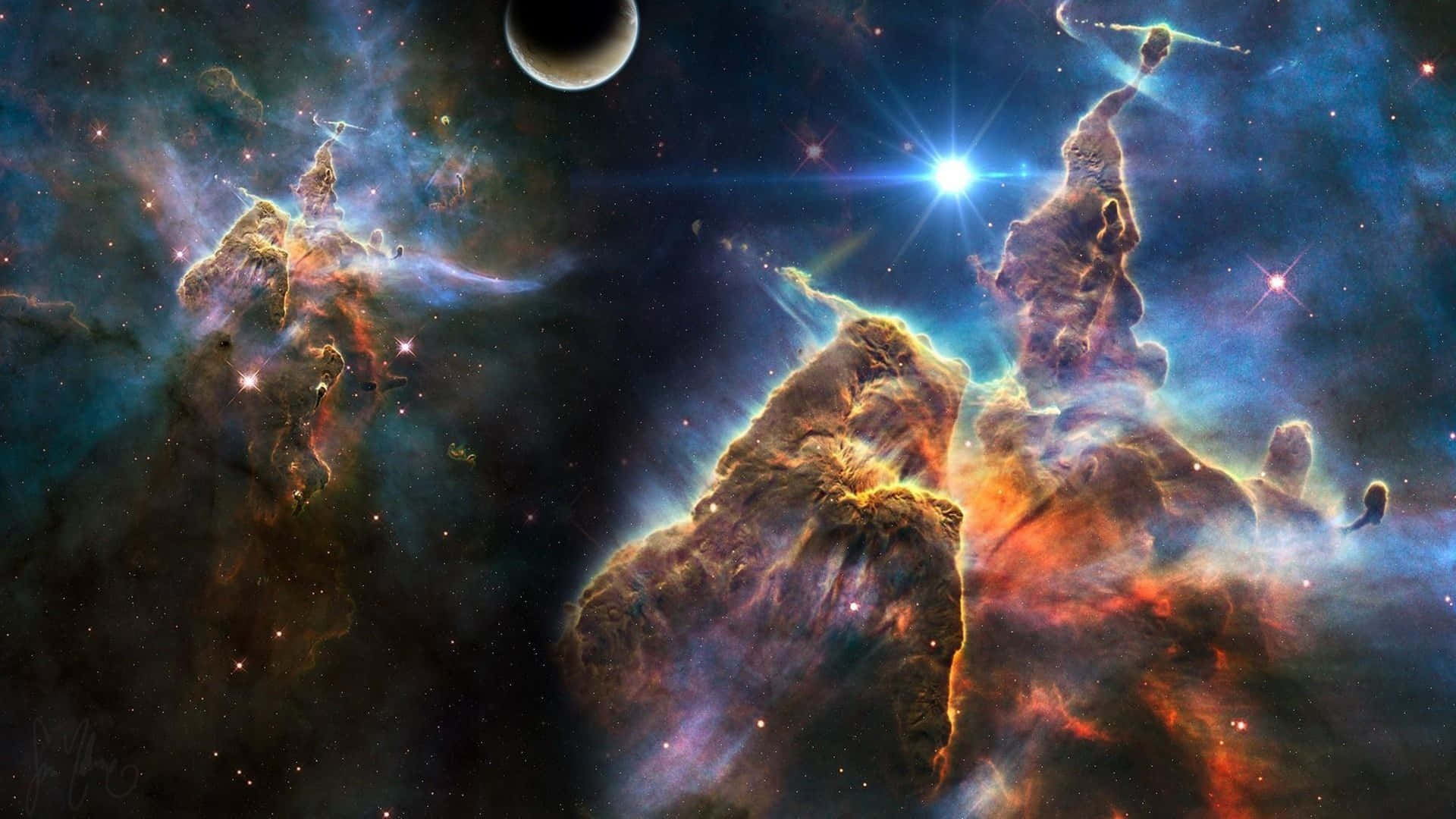 4k Universo Pilares de la Creación — Galaxia Fondos de pantalla