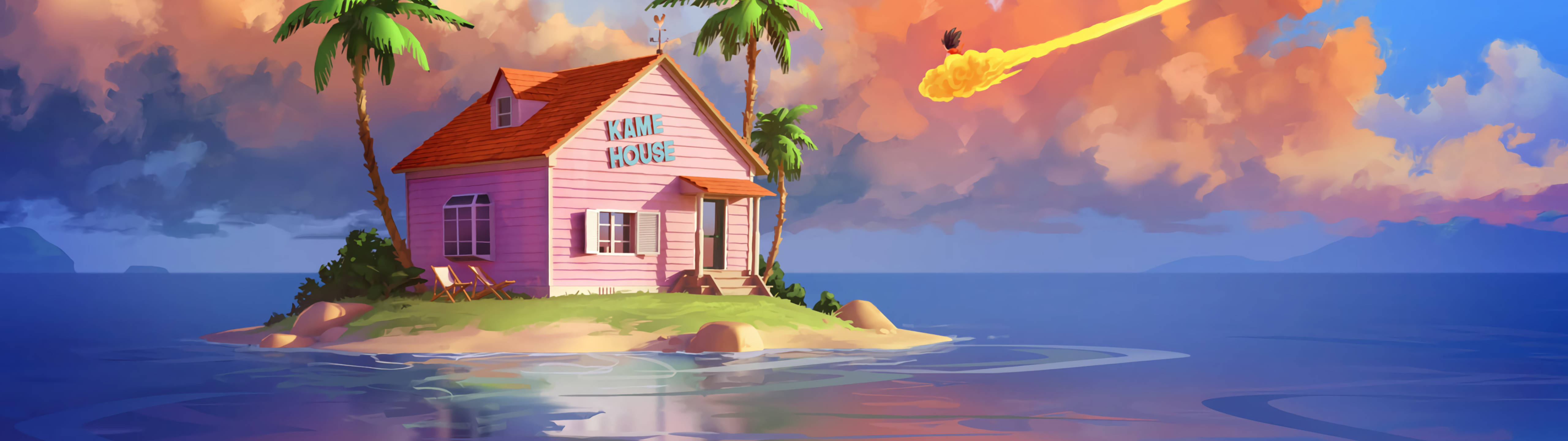 5120x1440 Juego Kame House Dragon Ball Z