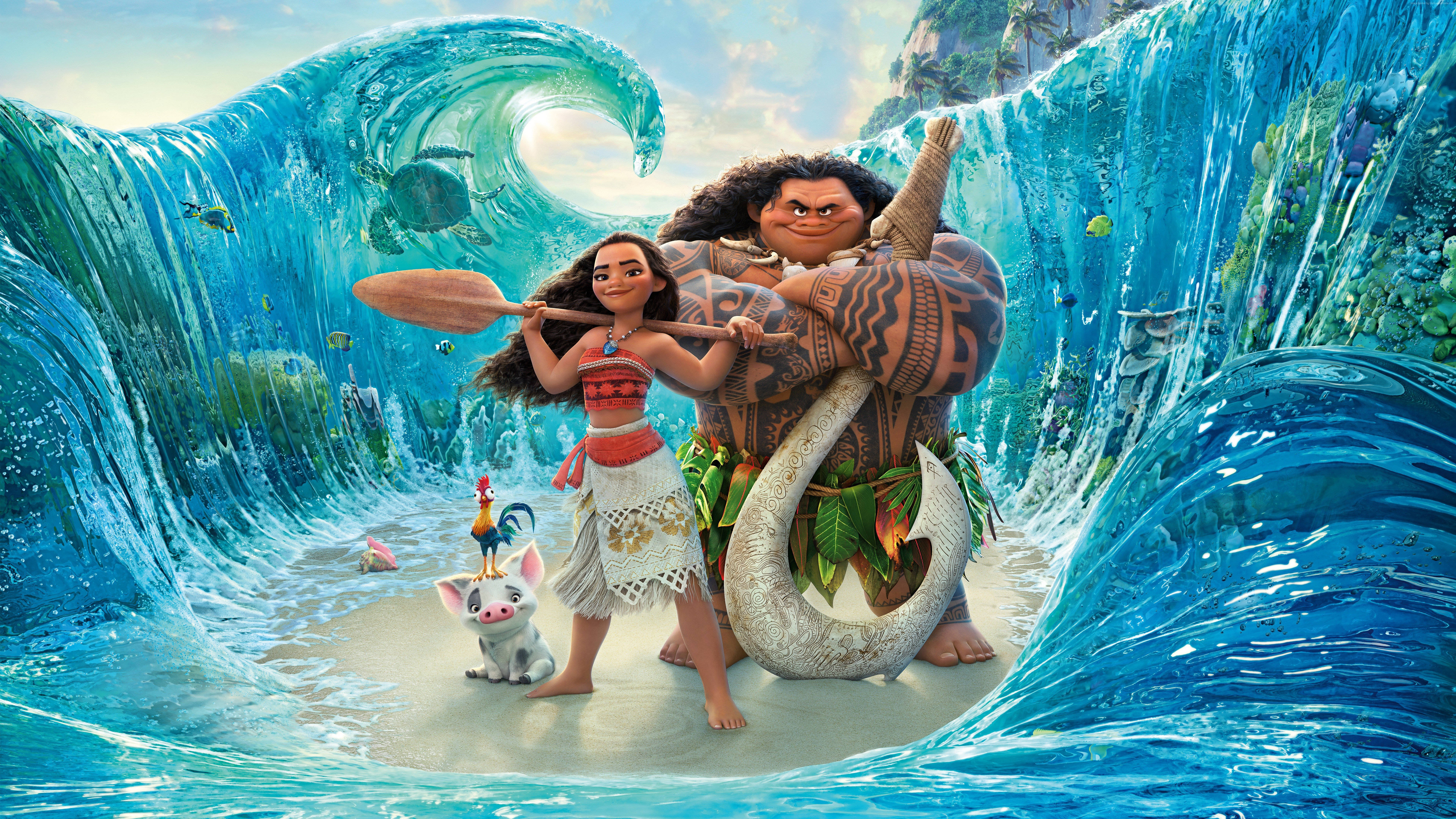 8K 7680x4320 Ultra HD Resolución de Escritorio Moana Fondos de pantalla