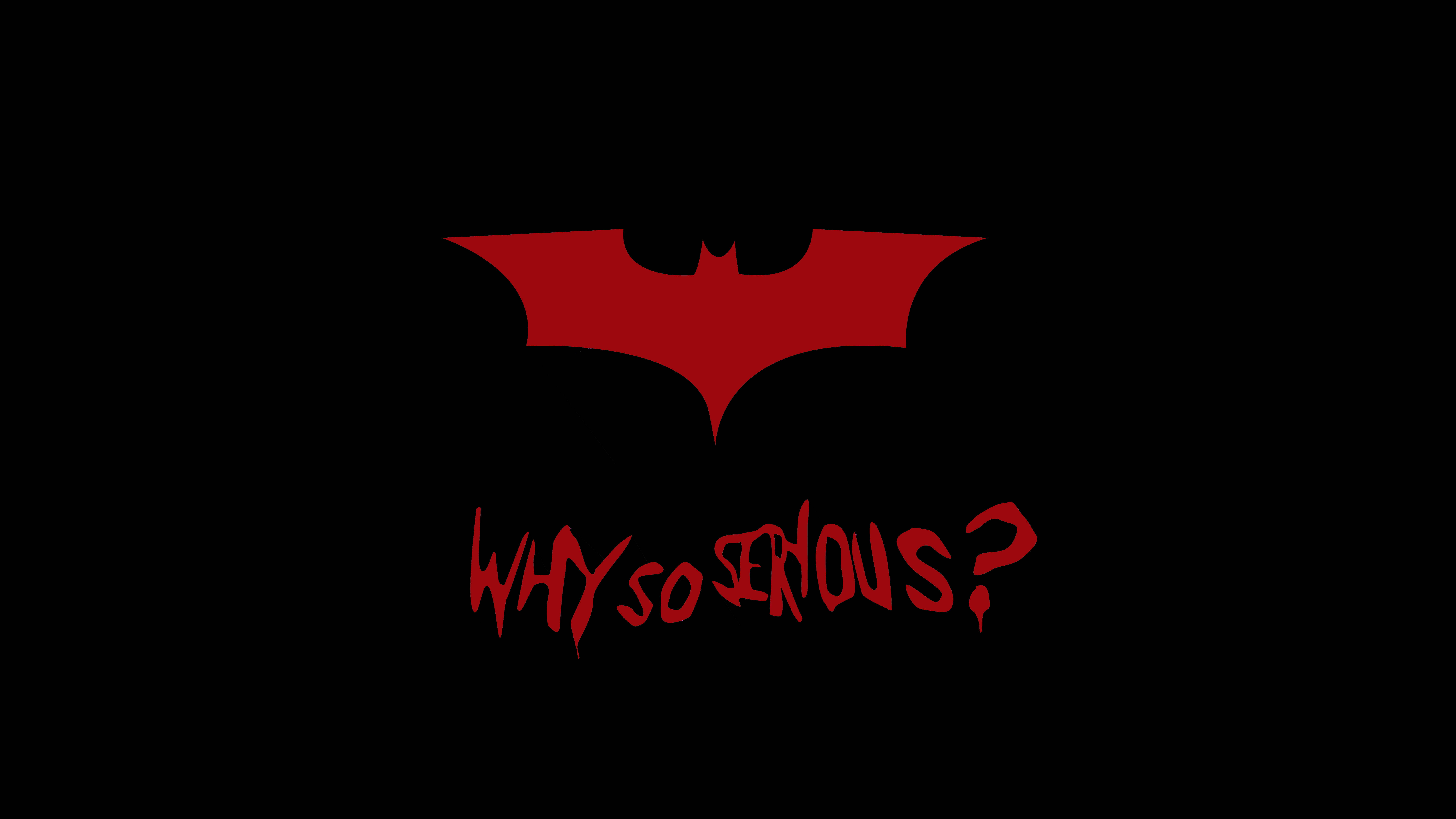 8K Ultra HD Batman ¿Por qué tan serio? Fondos de pantalla