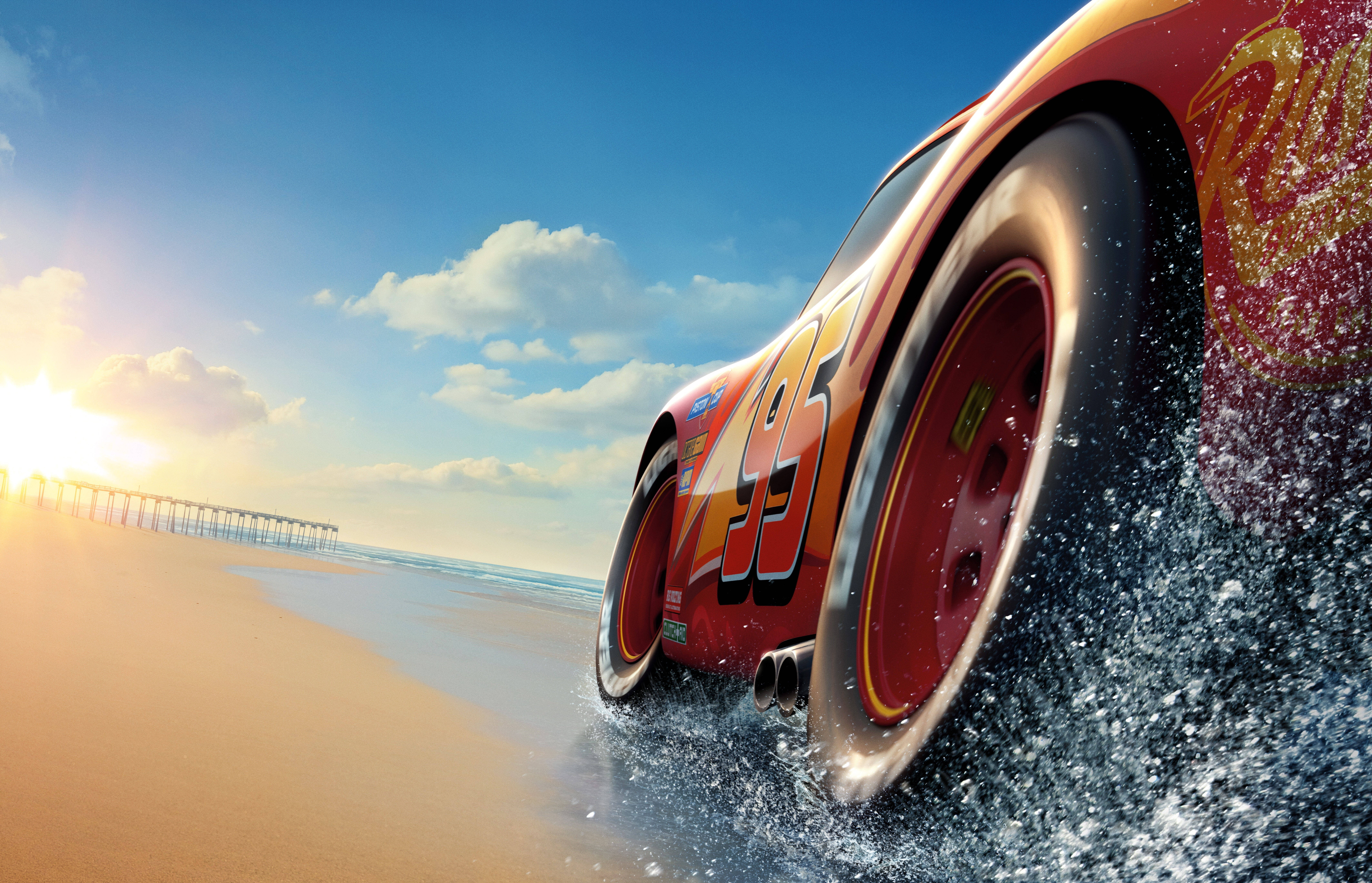 8K Ultra HD McQueen Audaz Fondos de pantalla