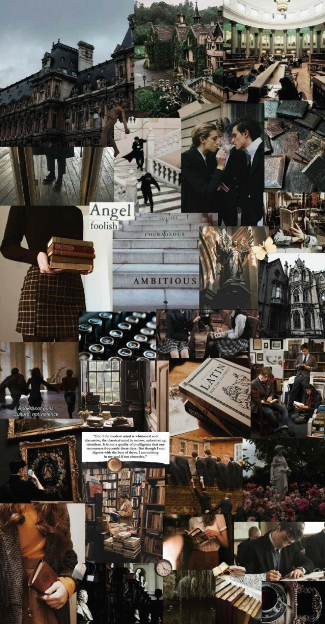 Abraza la Estética Dark Academia Fondos de pantalla