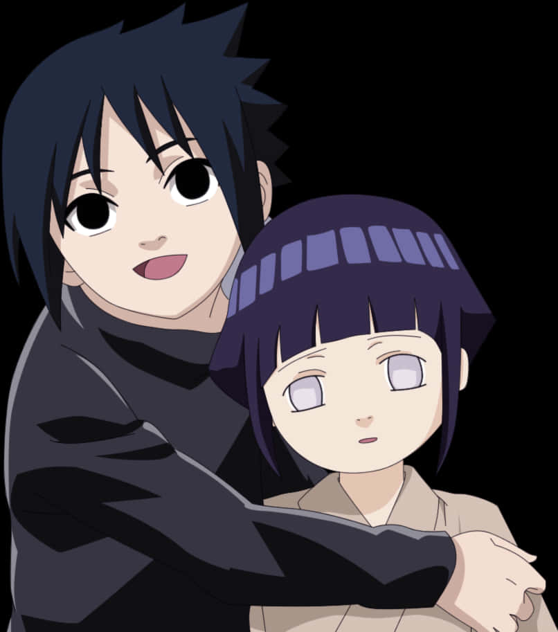 Abrazo Anime de Naruto y Hinata Fondos de pantalla