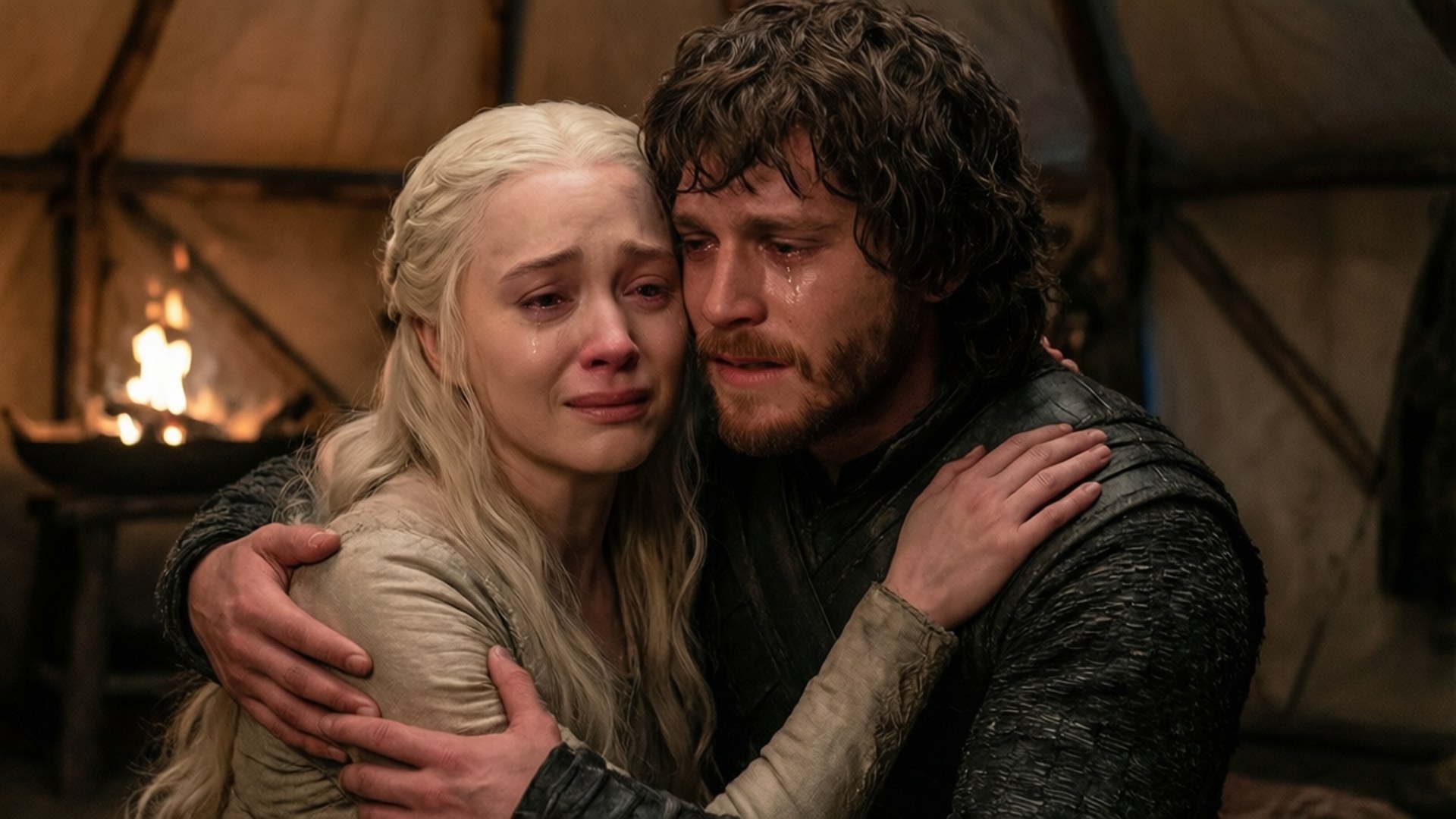 Abrazo de Jon y Daenerys Fondos de pantalla