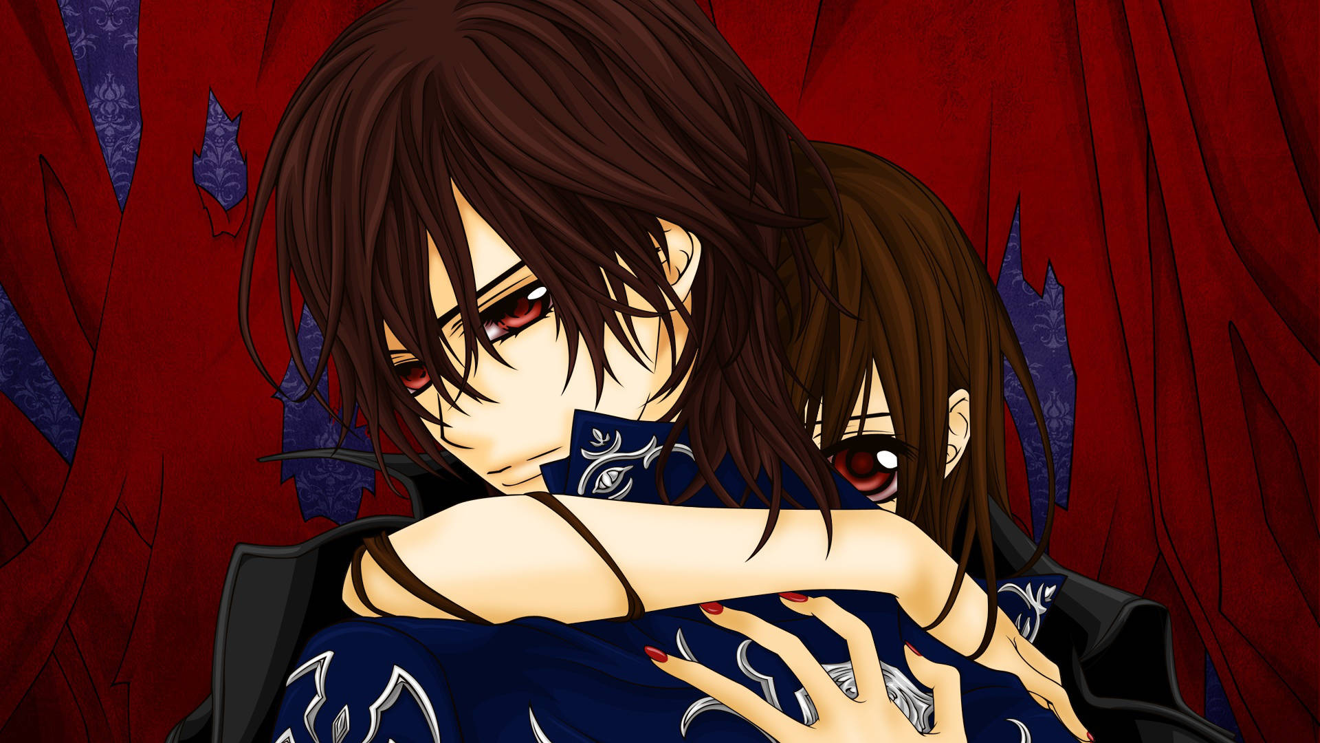 Abrazo de Kaname Kuran en Anime Fondos de pantalla