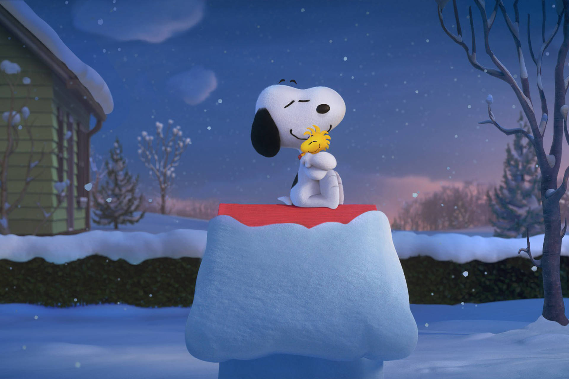 Abrazo Navideño de Snoopy Fondos de pantalla