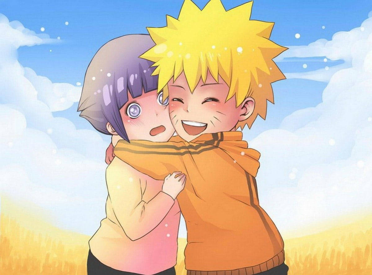 Abrazo tierno de Naruto Fondos de pantalla