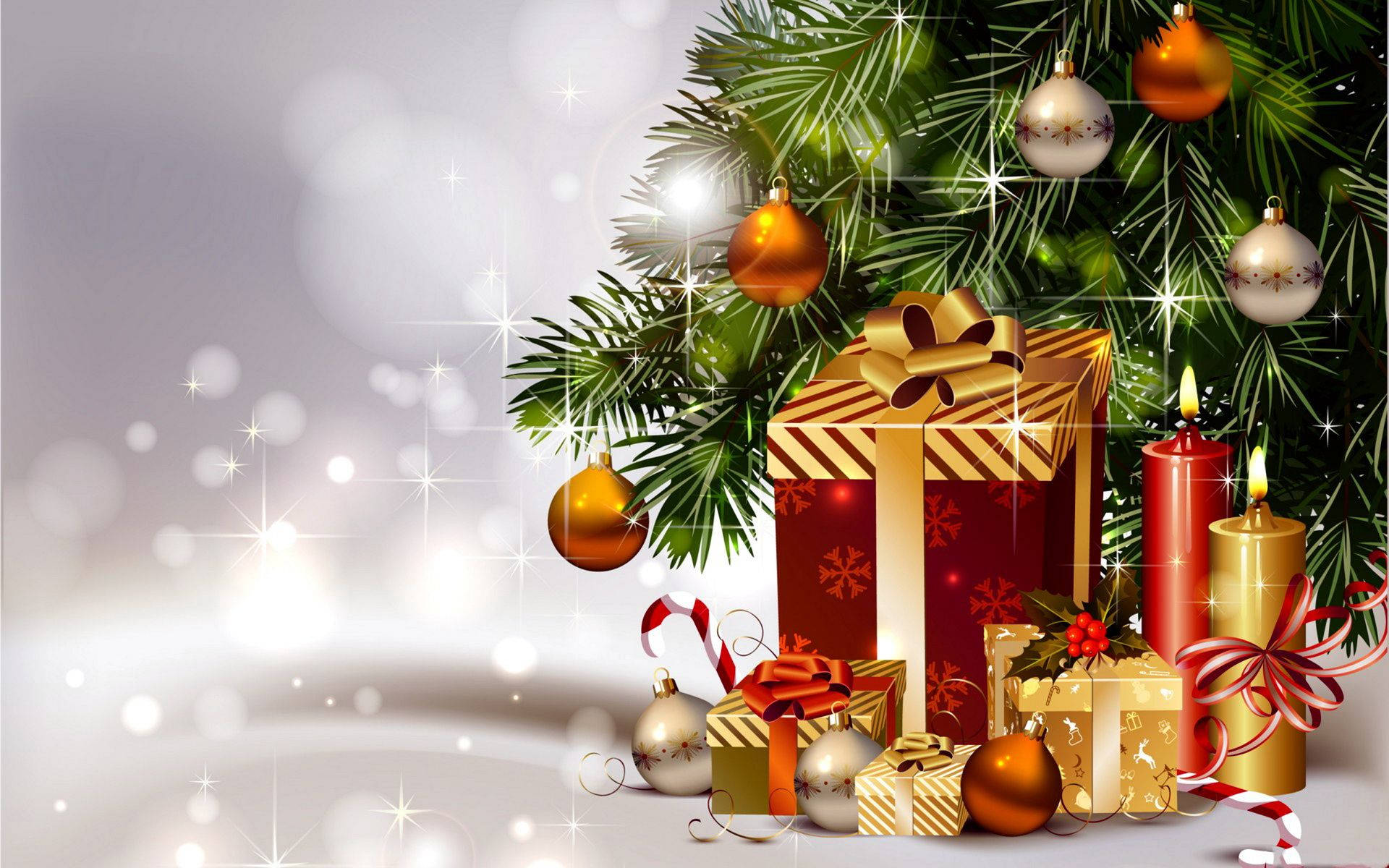 ¡Abre tus regalos del árbol de Navidad! Fondos de pantalla