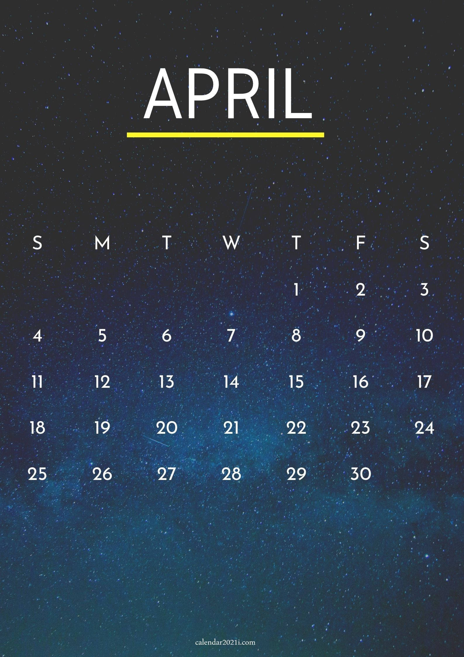 Abril trae hermosas noches estrelladas Fondos de pantalla