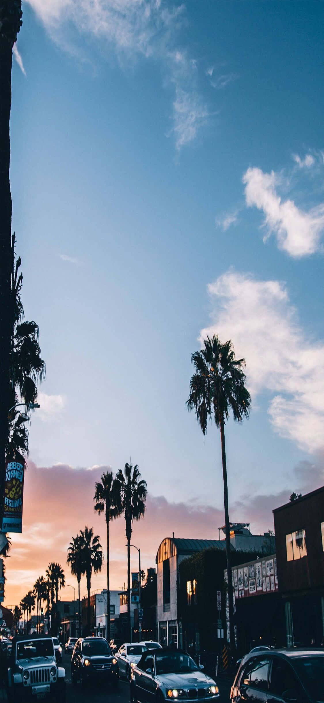 Absorbe la belleza dorada del paisaje de California con el iPhone X Fondos de pantalla