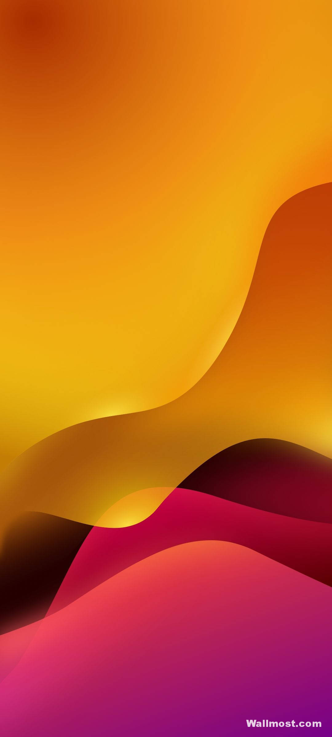 Abstracto amarillo y rosa para Realme 7 Fondos de pantalla