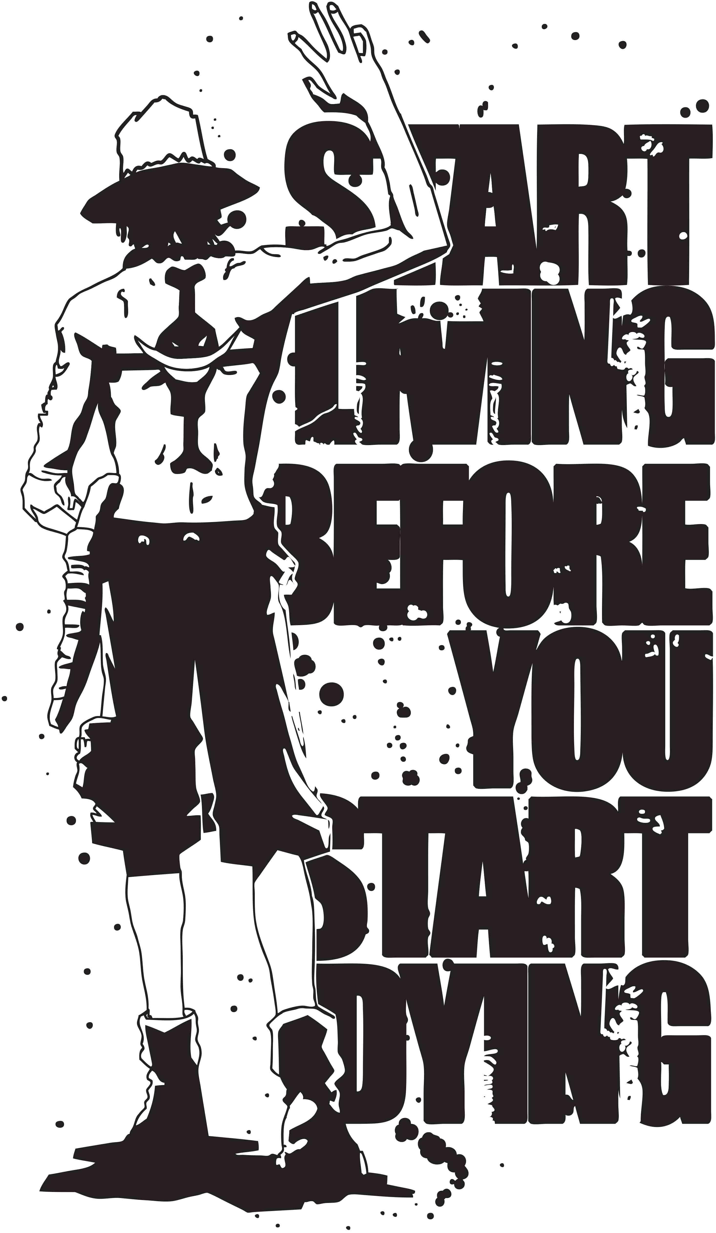 Ace de anime en negro Fondos de pantalla