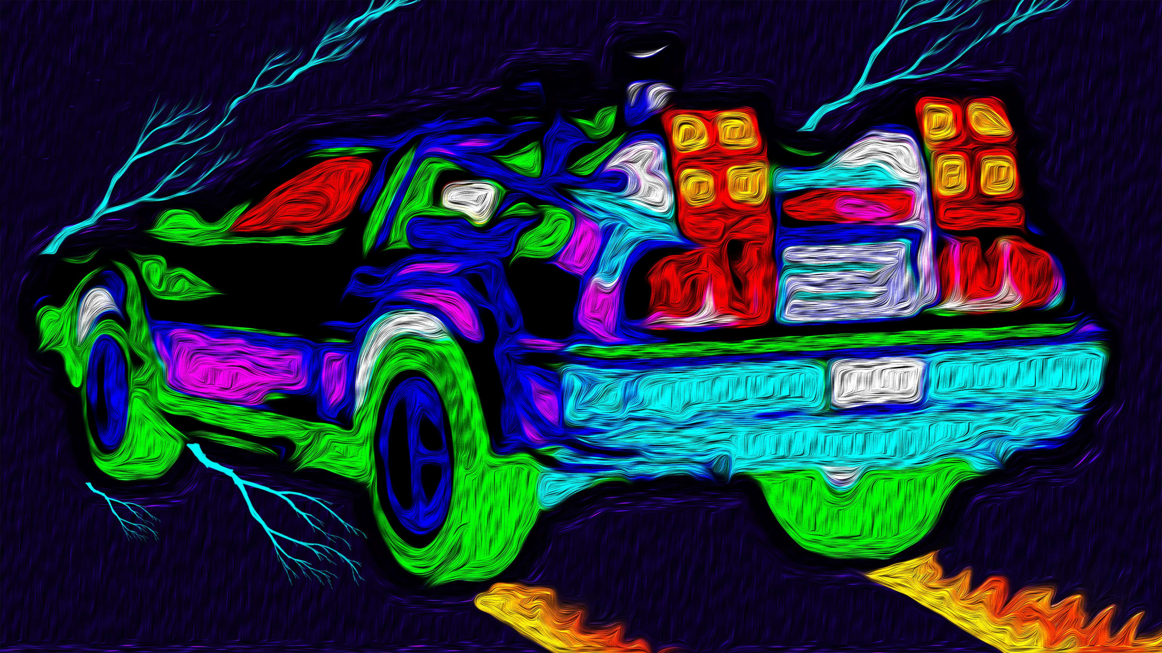 Acelera con un Auto Anime Fondos de pantalla