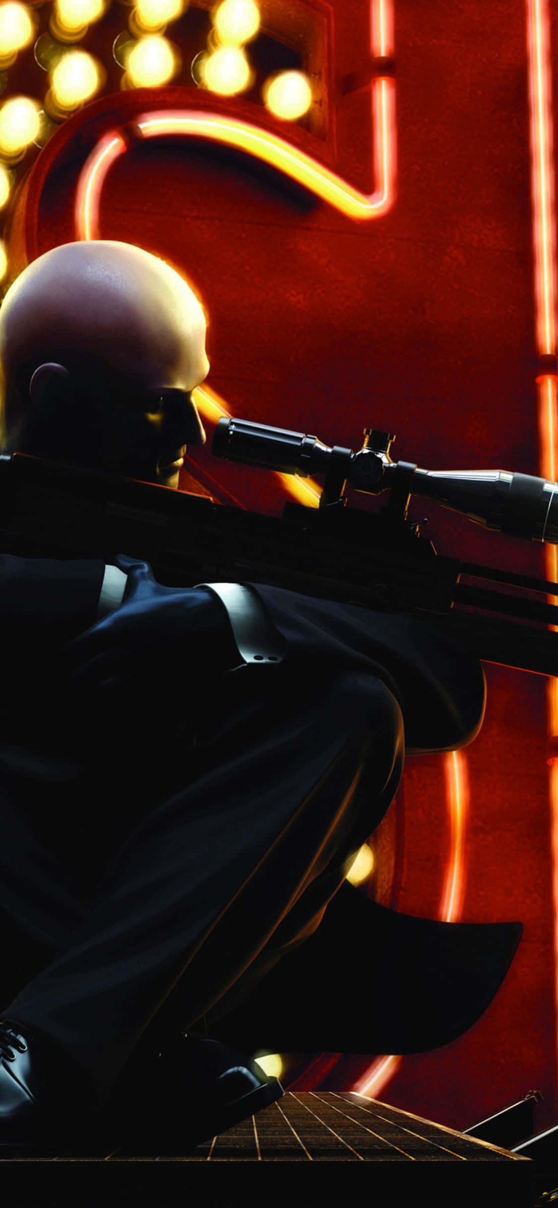 Acepta contratos con estilo con el iPhone X y Hitman Absolution. Fondos de pantalla
