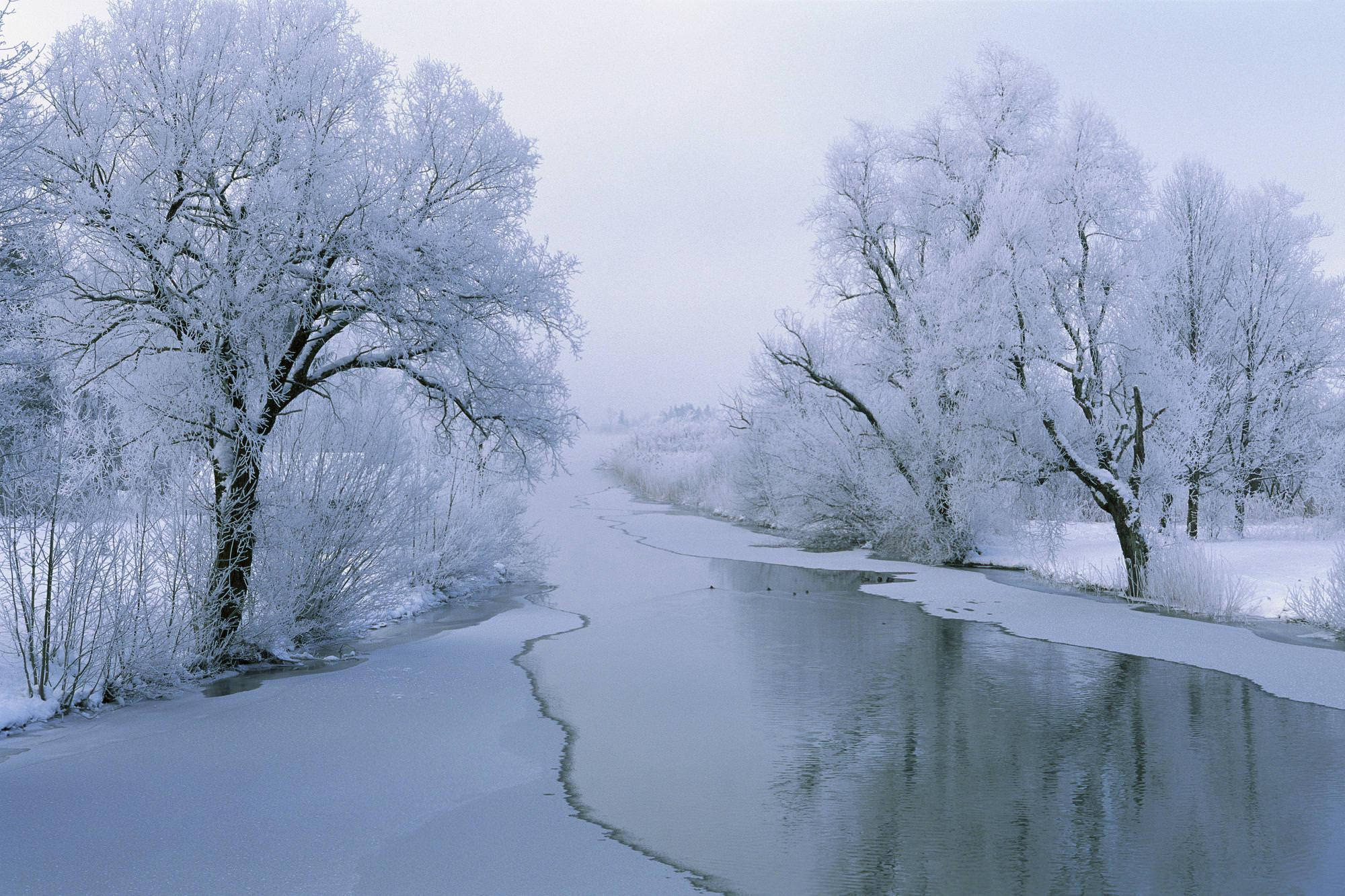 Acera estética nevada Fondos de pantalla