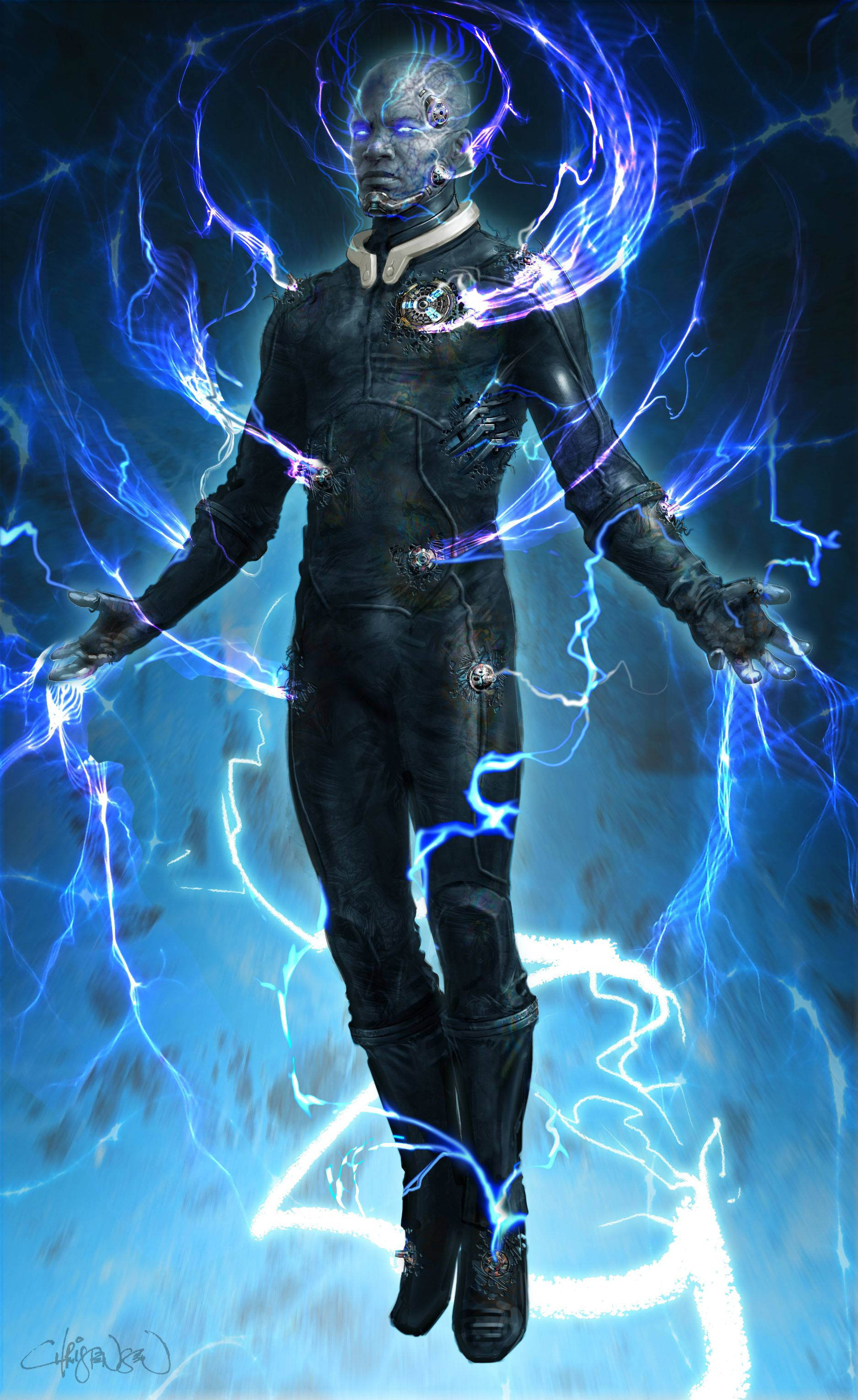 Actor Jamie Foxx como Electro en The Amazing Spider-Man 2 Fondos de pantalla