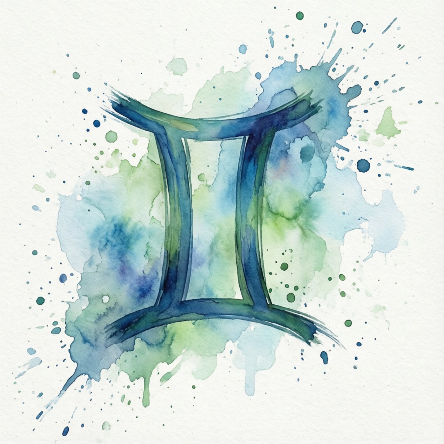Acuarela del Zodiaco Géminis Fondos de pantalla