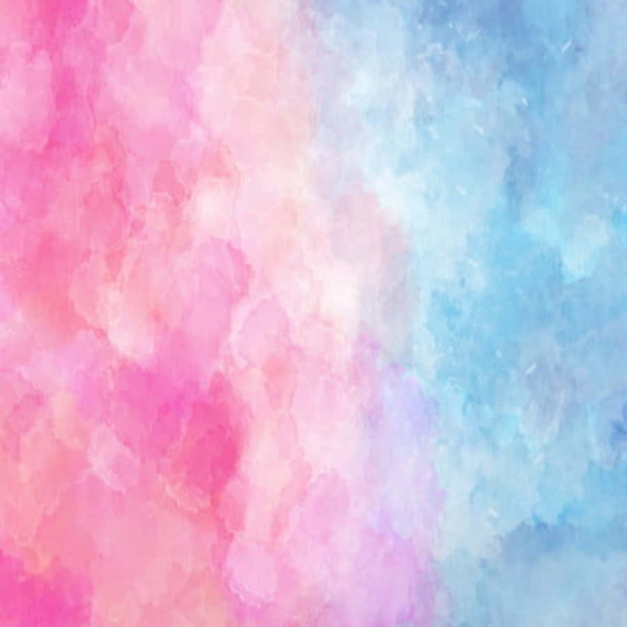 Acuarela Rosa y Azul Estética Fondos de pantalla