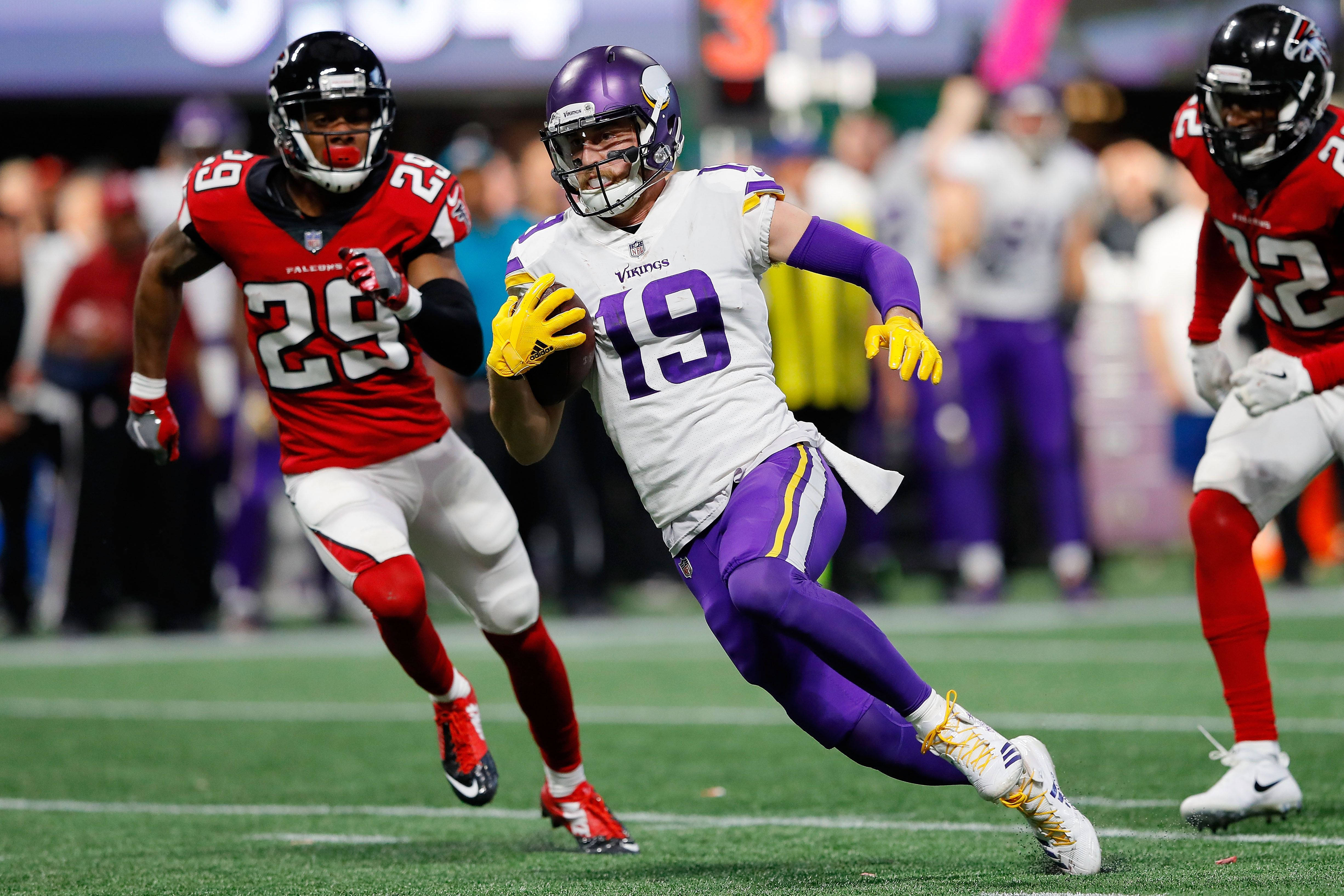 Adam Thielen Contra los Tampa Bay Buccaneers Fondos de pantalla
