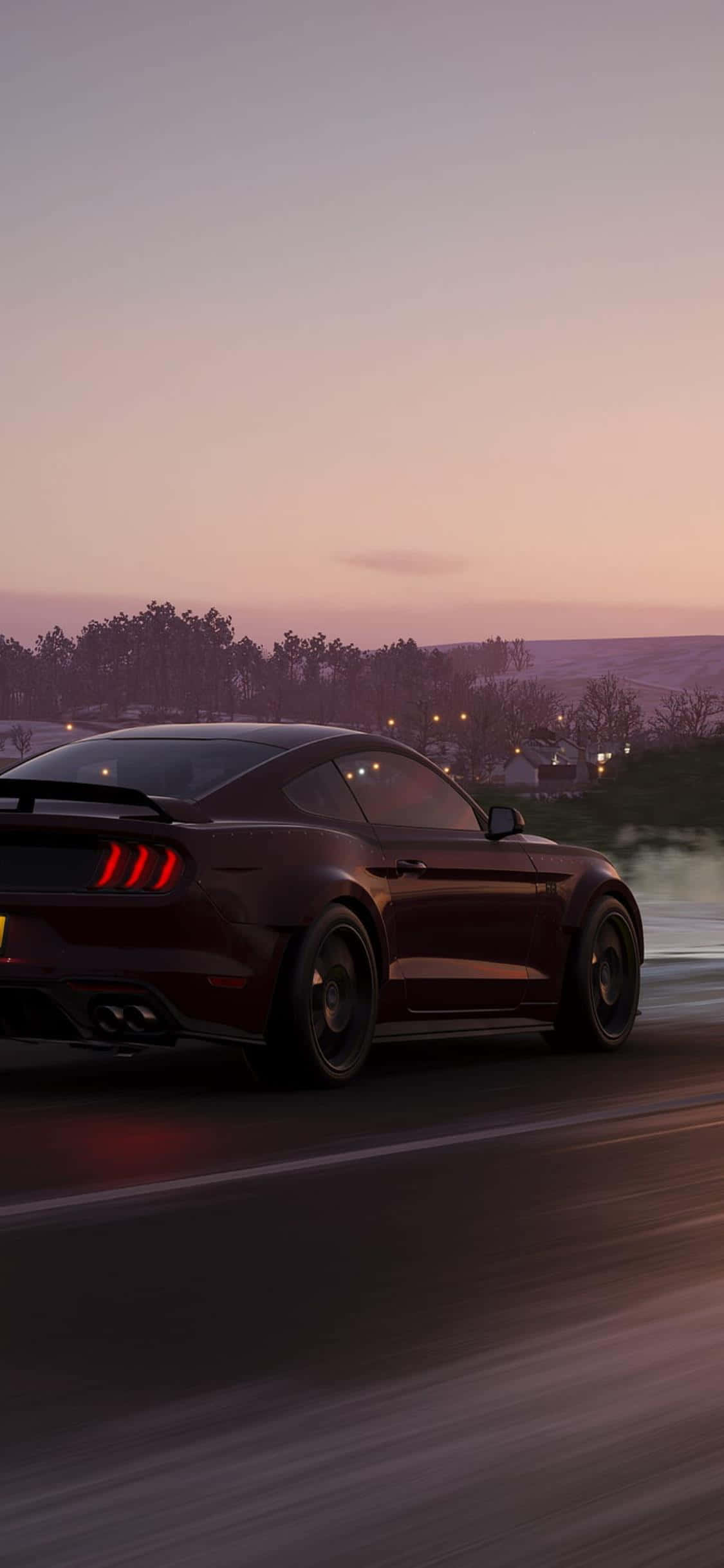 Adéntrate en el mundo acelerado de Forza Horizon 4 con un iPhone Xs Fondos de pantalla