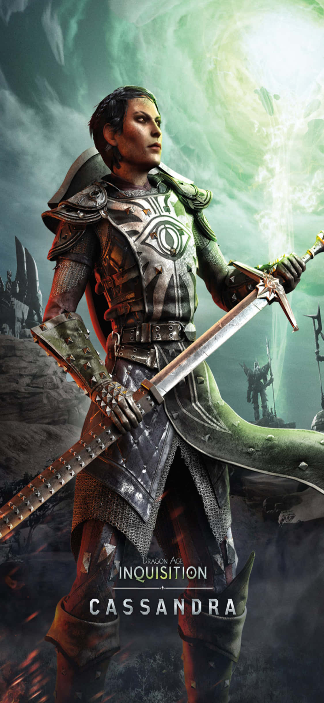 Adéntrate en el Mundo de Dragon Age Inquisition con tu iPhone XS Fondos de pantalla