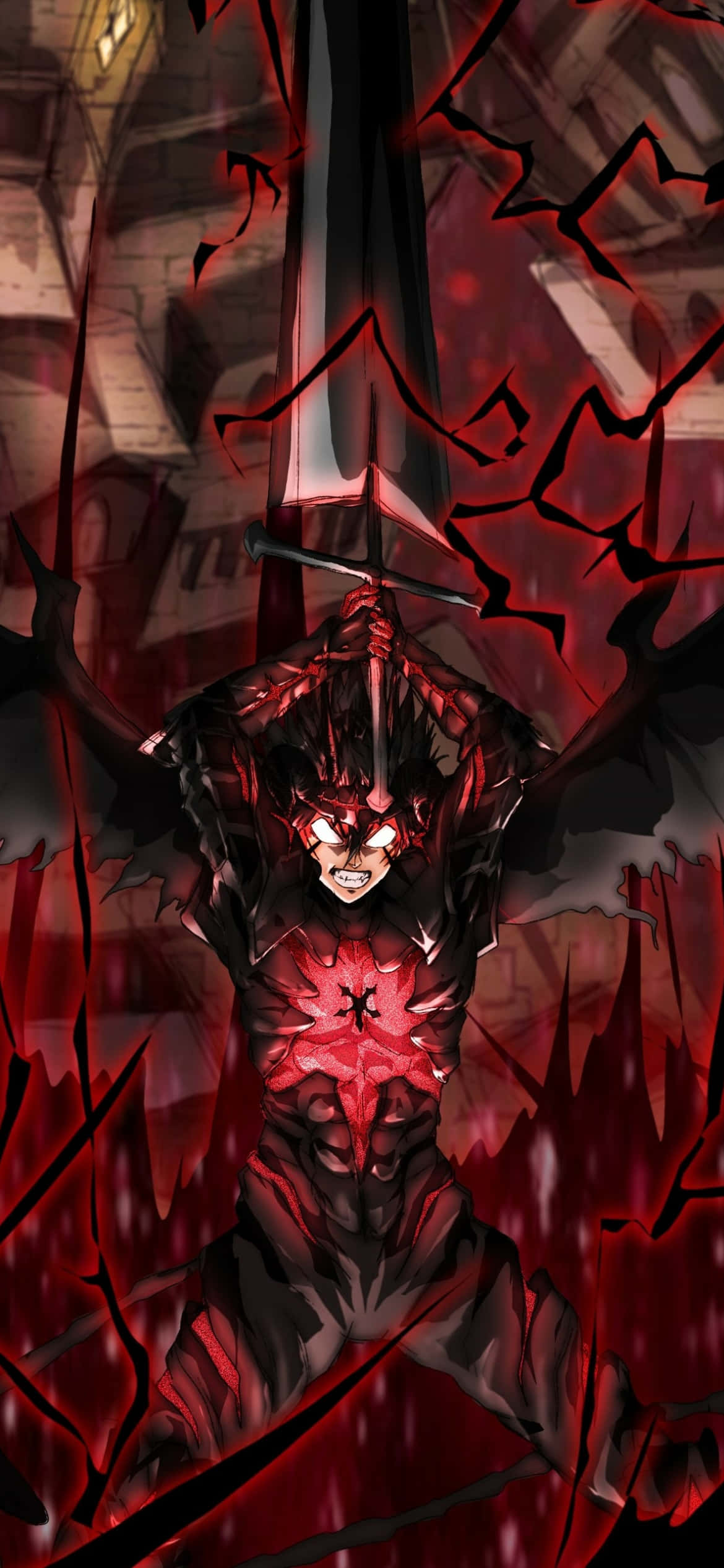Adéntrate en el Mundo del Anime Negro Fondos de pantalla