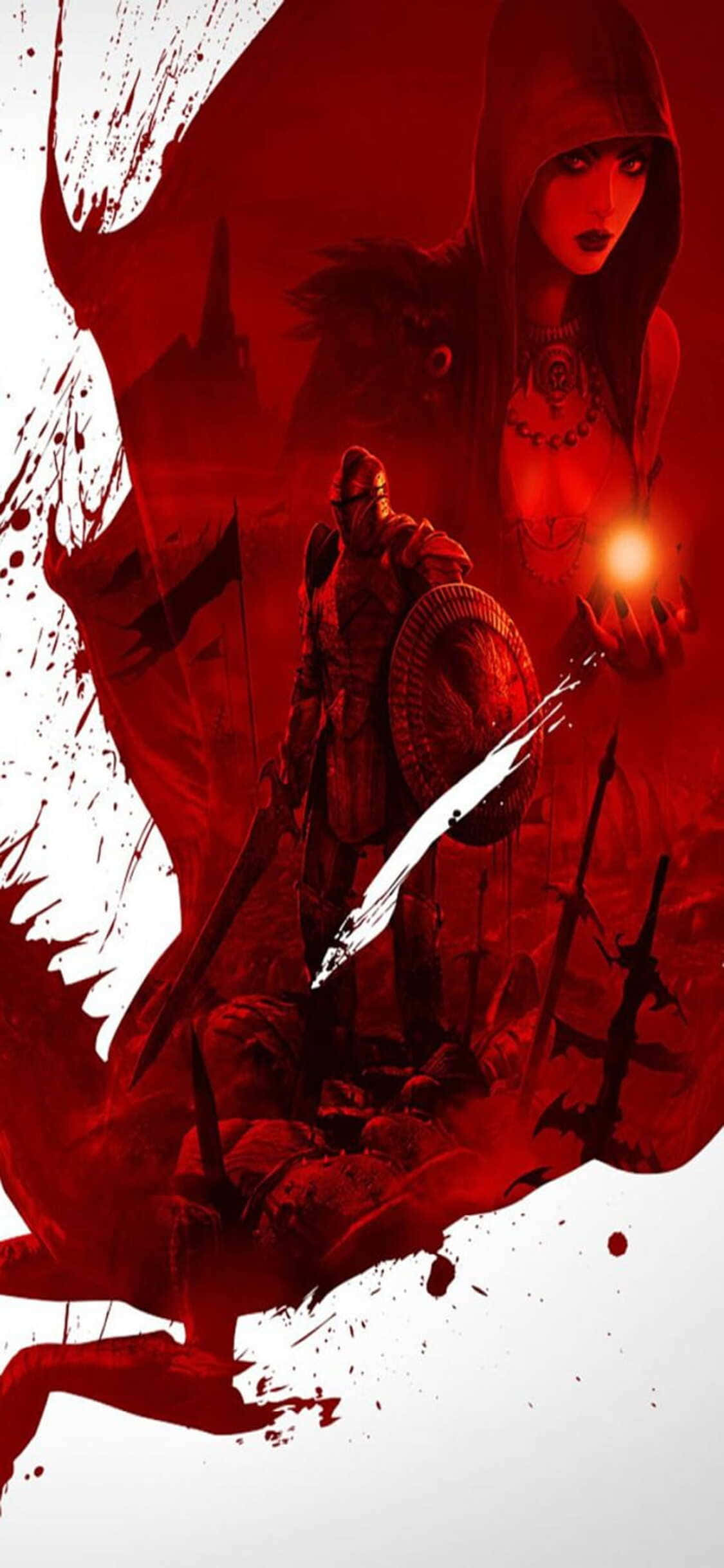 Entra en un Mundo de Fantasía con iPhone XS y Dragon Age Inquisition Fondos de pantalla