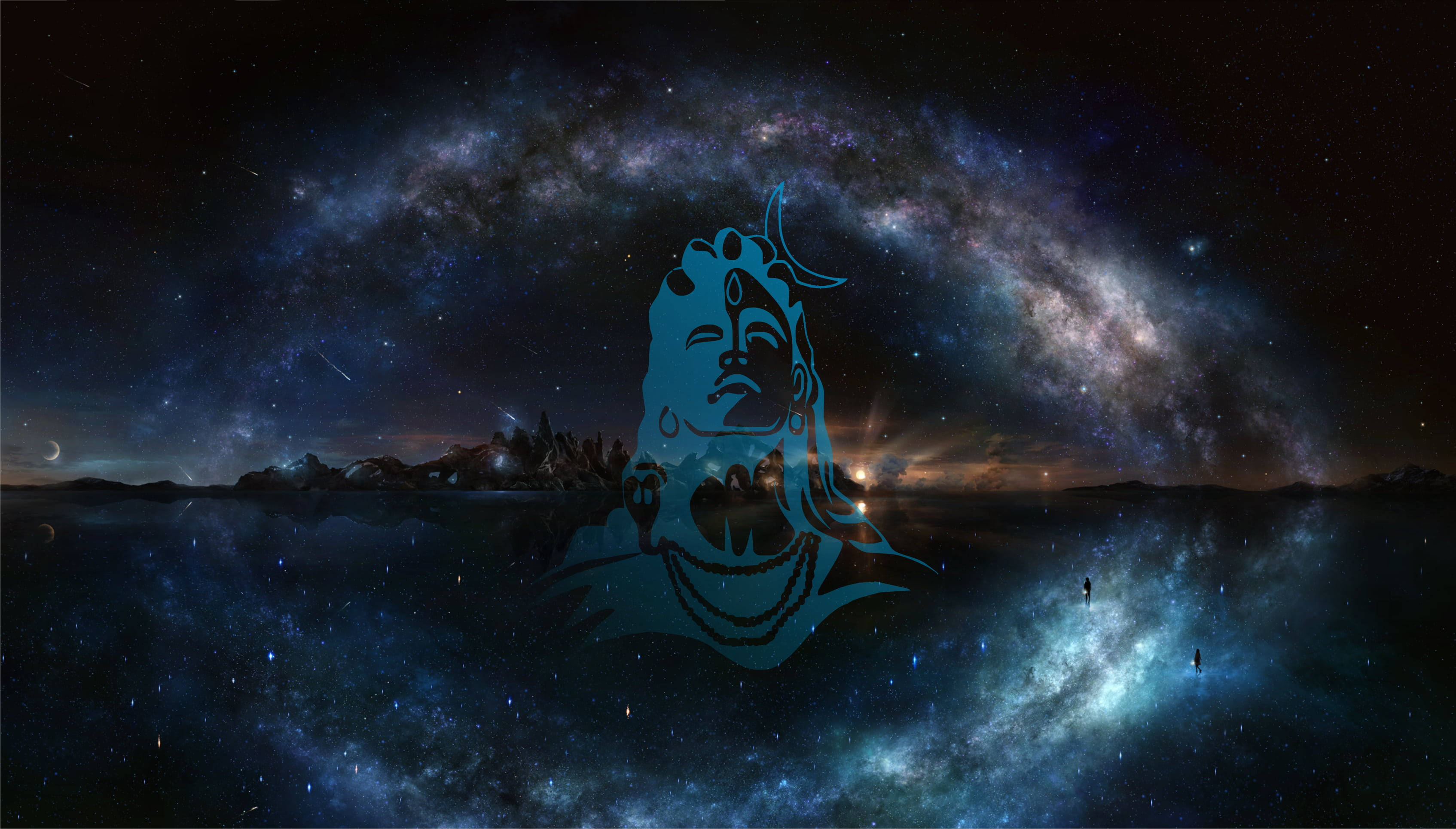 Adiyogi 4K Obra de Arte Galáctica Fondos de pantalla