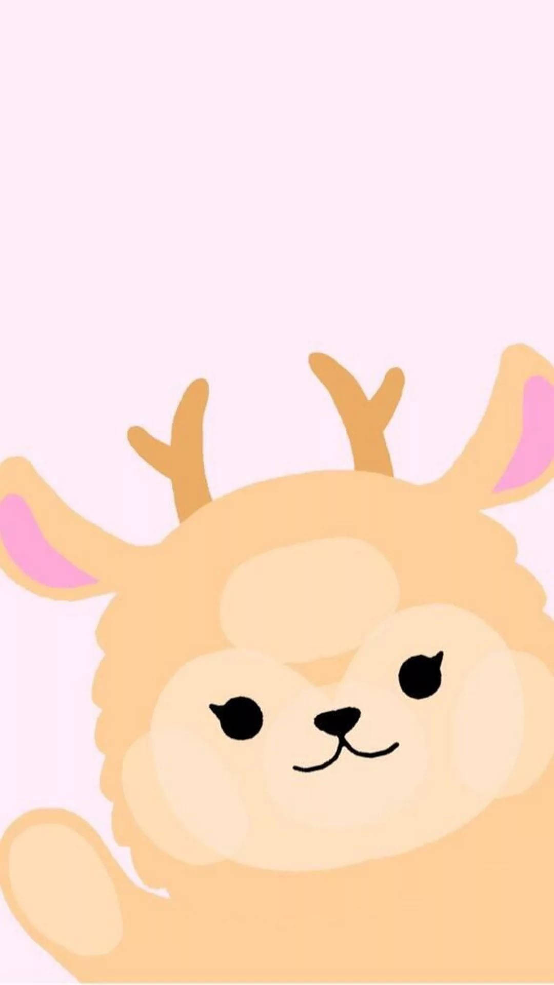 Adorable Ciervo Marrón Lindo iPhone Fondos de pantalla