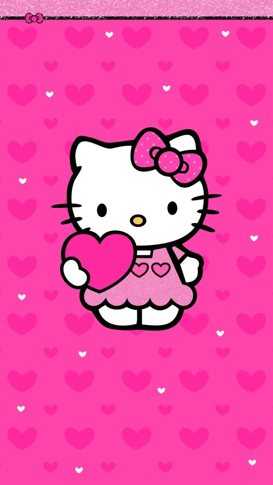 Adorable Hello Kitty disfruta de un cálido día de verano Fondos de pantalla
