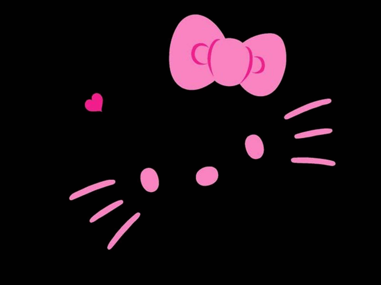 Adorable laptop temática de Hello Kitty Fondos de pantalla