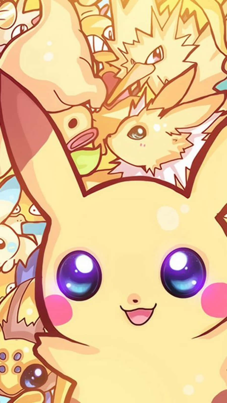 Adorable Pikachu Sonriente Fondos de pantalla